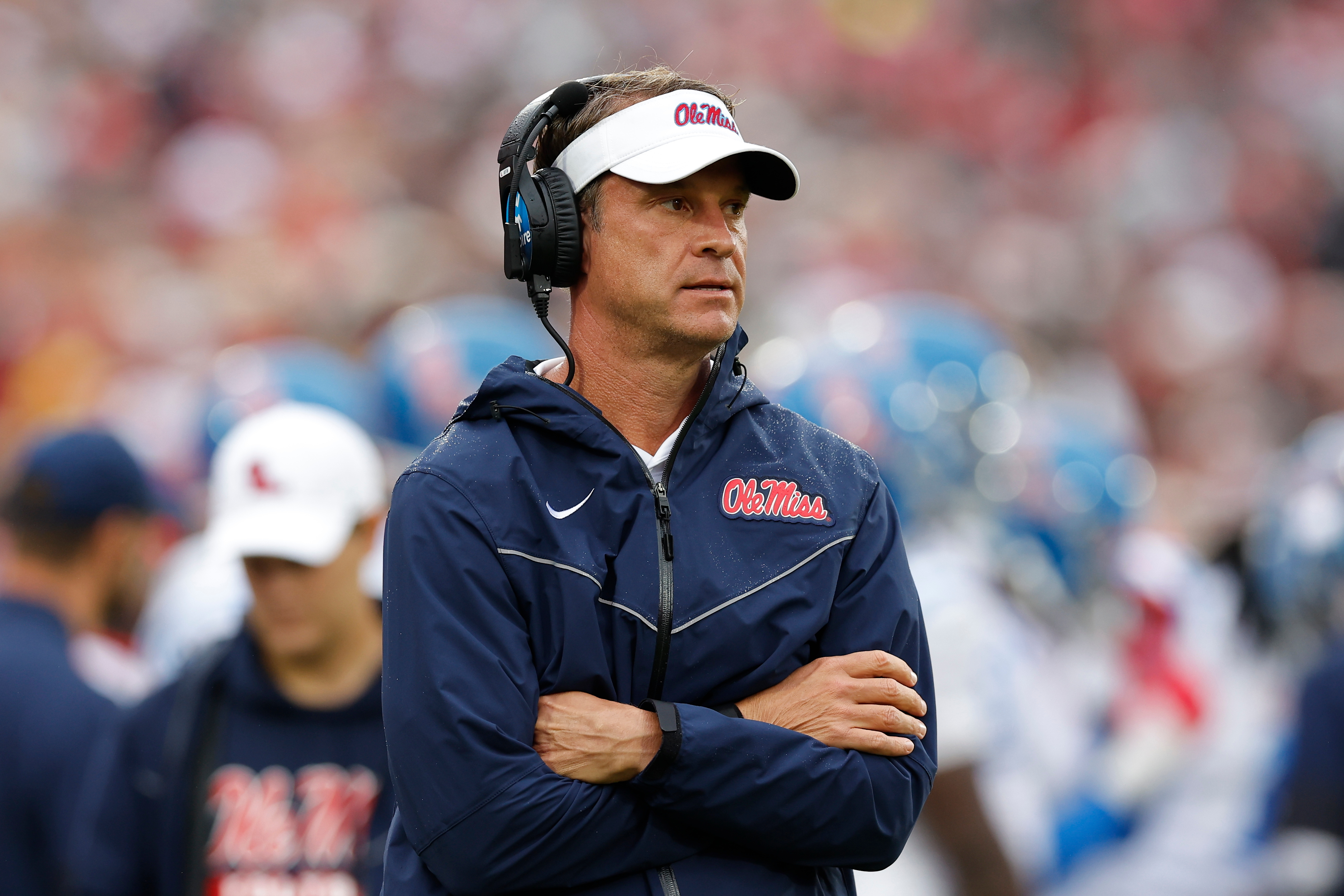 layla kiffin orange dress Celebrating Ole Miss' Victory: Lane Kiffin's Family Joy