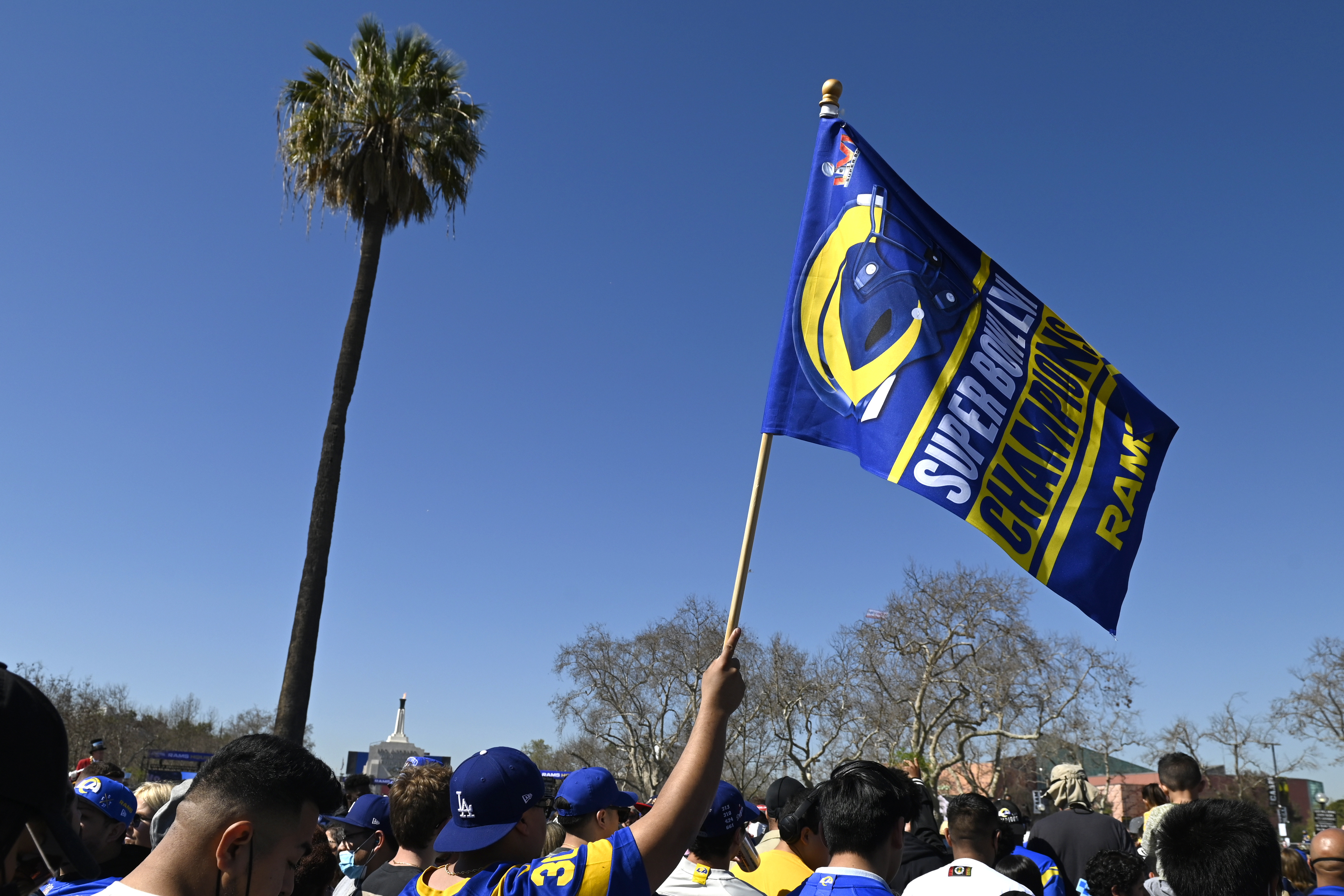 Los Angeles LA Rams Super Bowl Banner Championship Flag -   Sweden