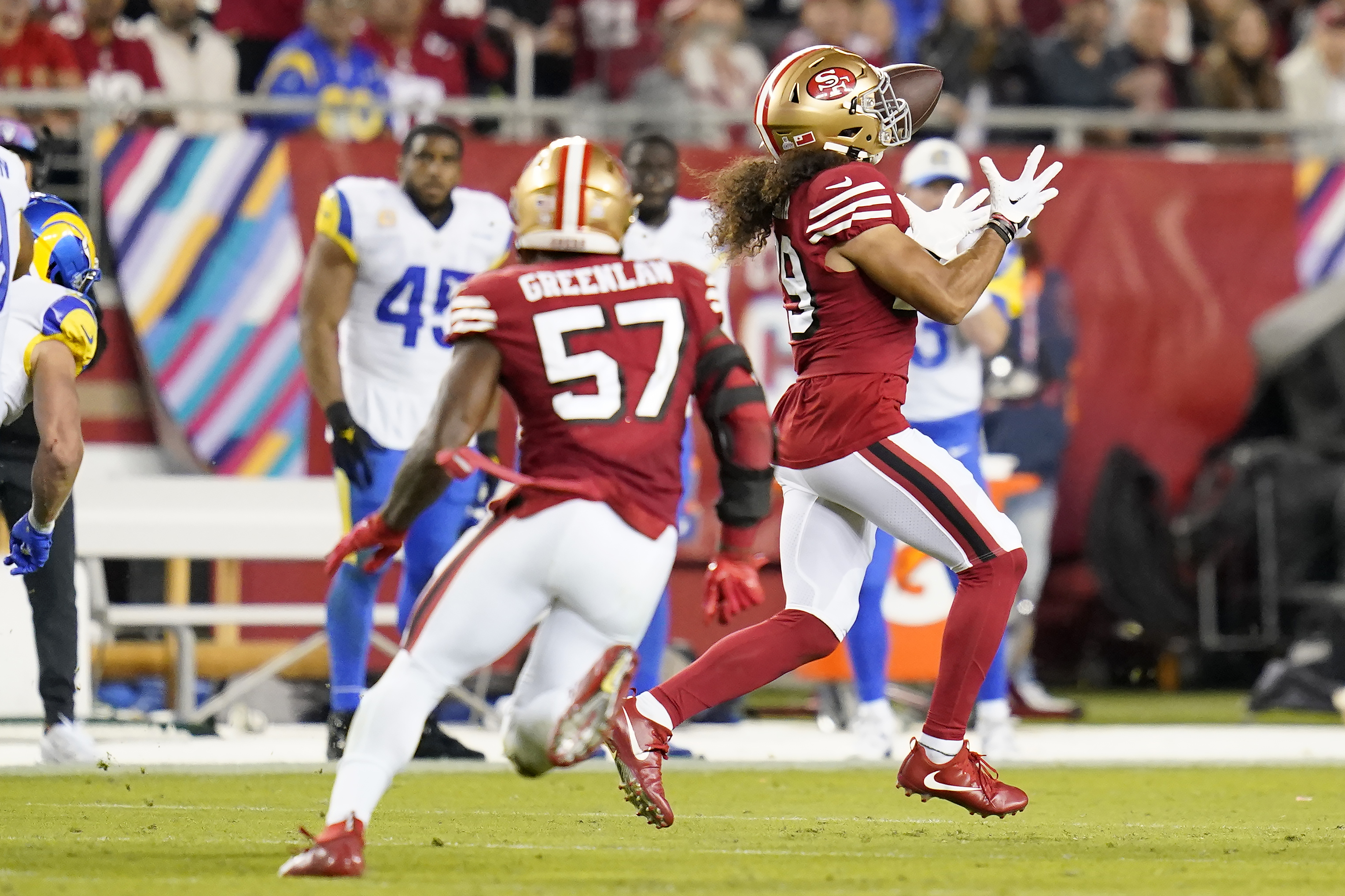 Matthew Stafford – and protestor – mauled as 49ers beat Los Angeles Rams, NFL