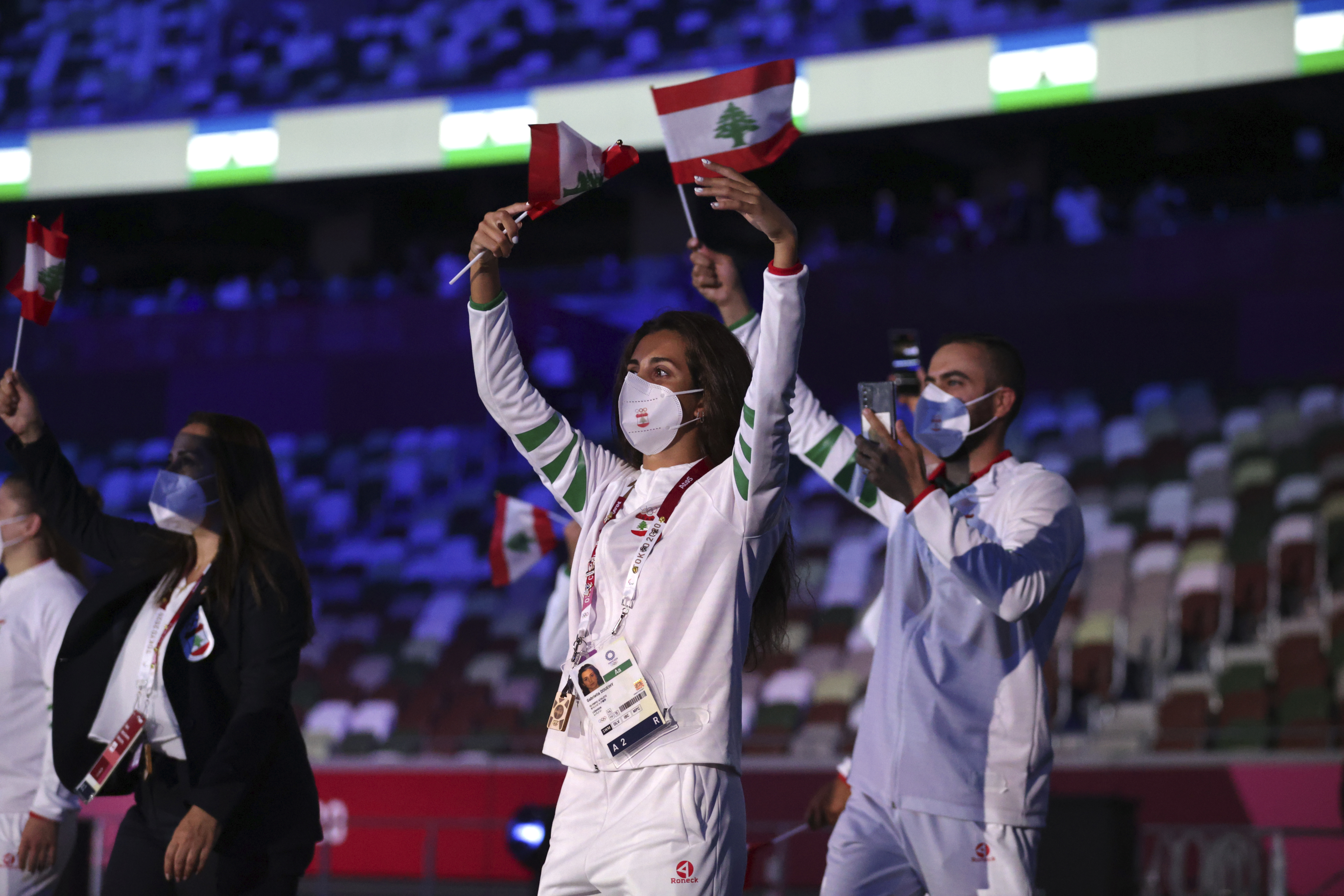 The Latest Osaka Lights Cauldron At Tokyo Opening Ceremony