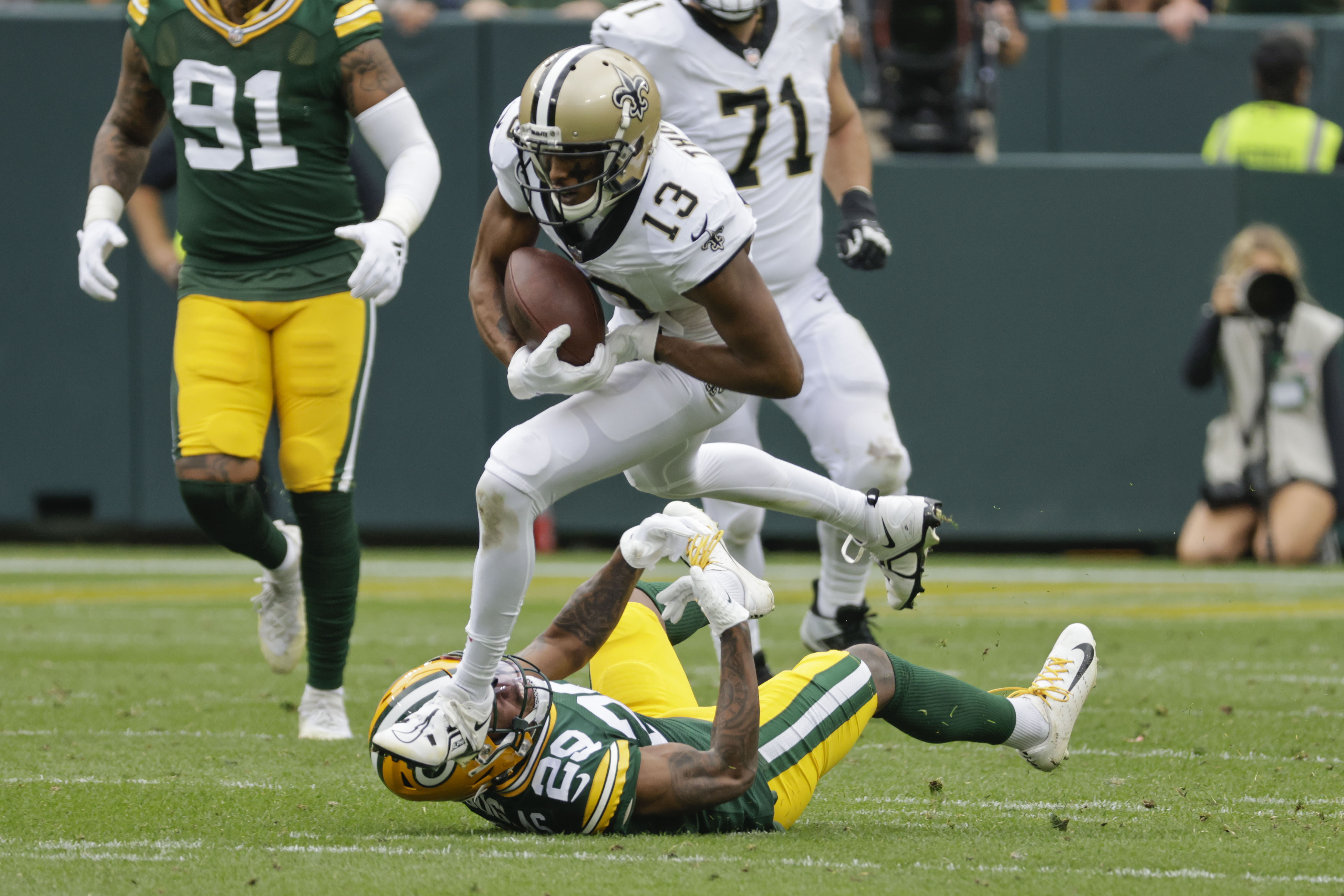 Jordan Love rallies Packers to 18-17 win after Saints lose Derek Carr to  shoulder injury – KXAN Austin