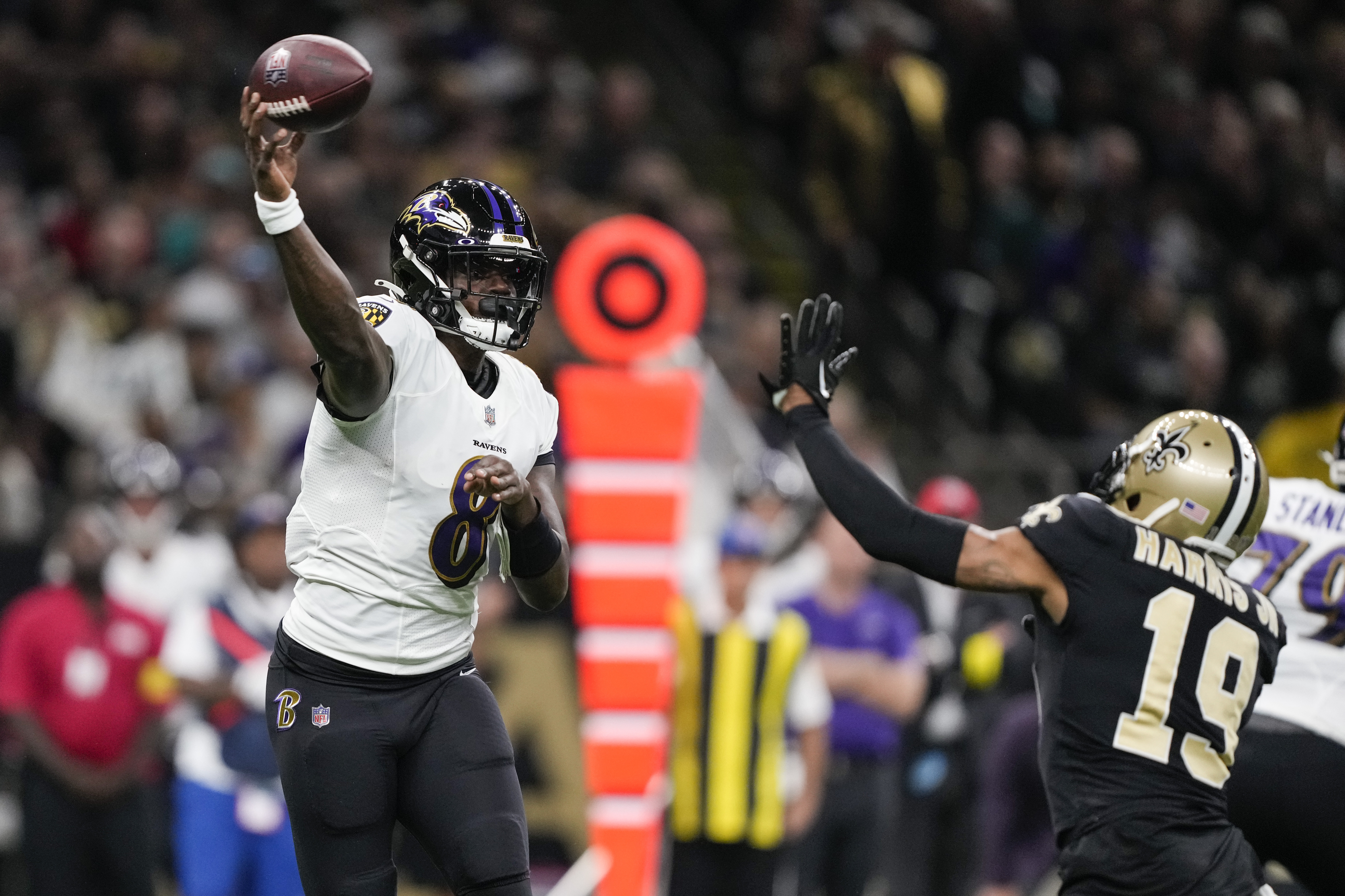 Drake, Houston lead Ravens past Saints for 3rd straight win - WTOP News