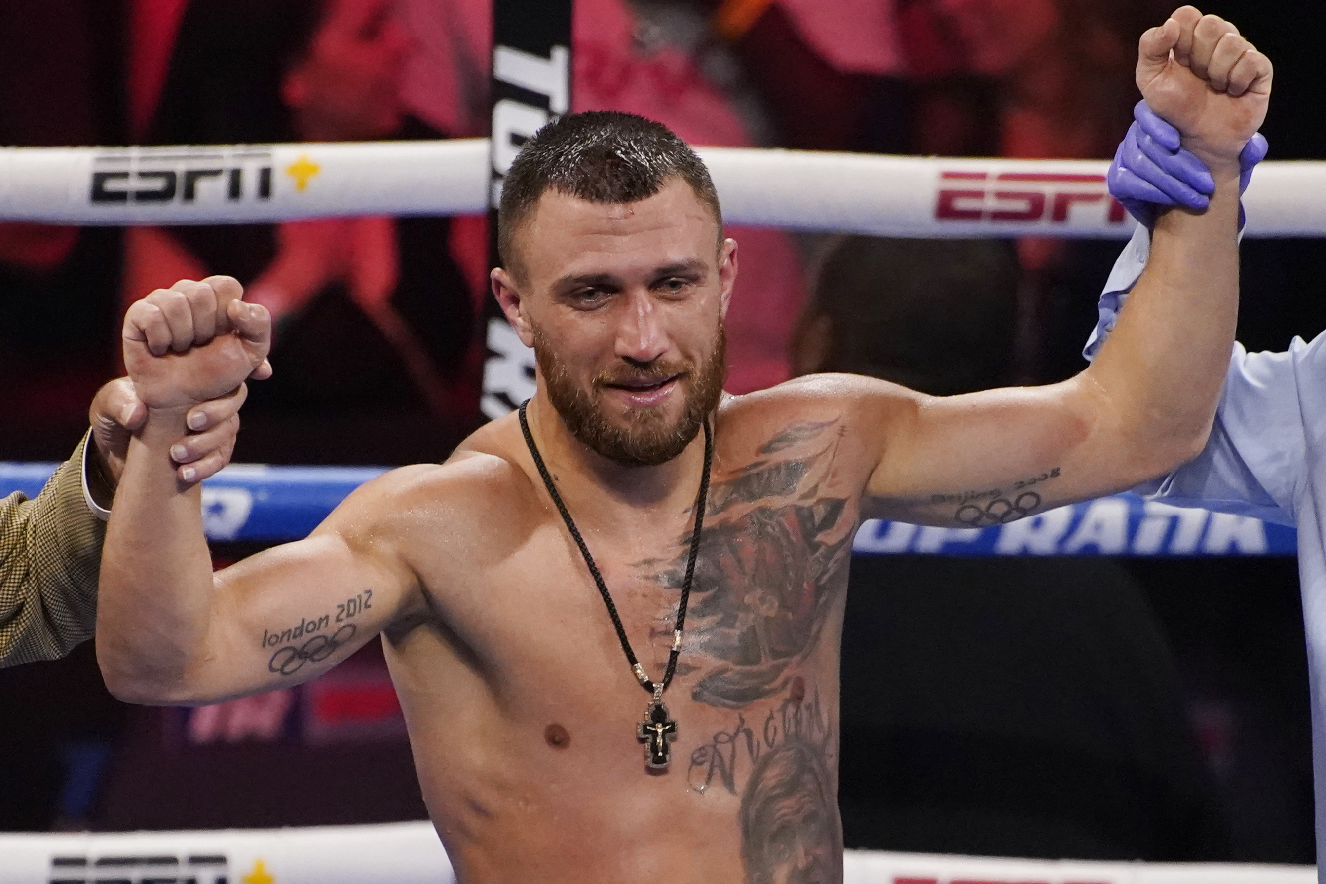 After fighting for Ukraine, Lomachenko fights again in ring