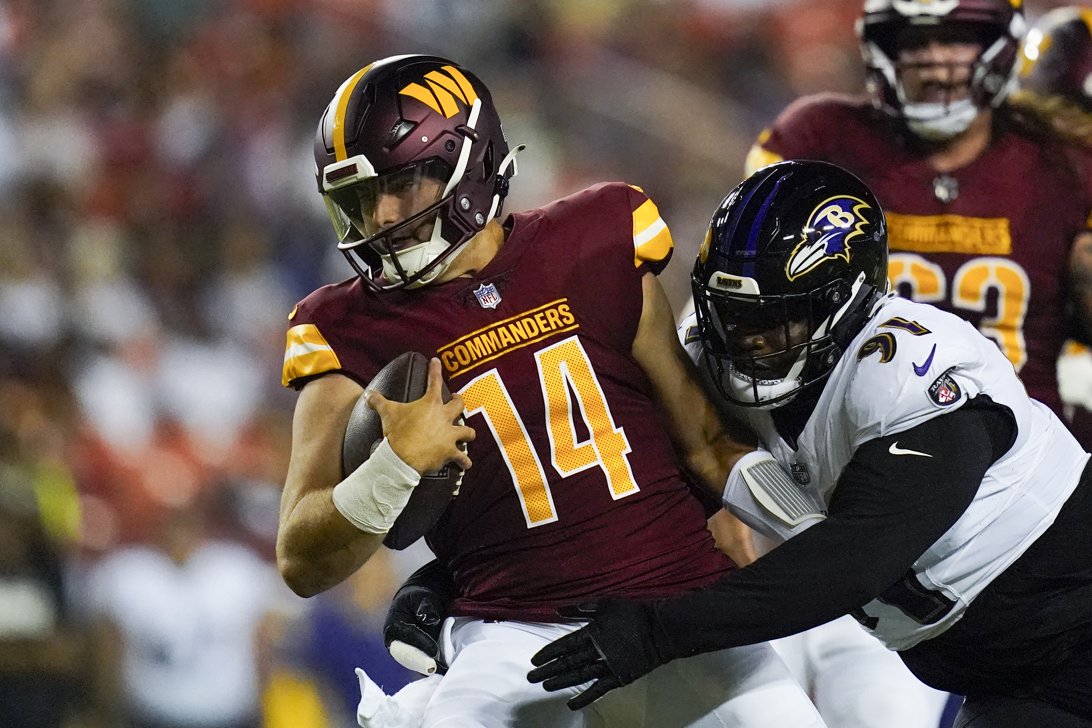 Risers and fallers: Commanders end Ravens' NFL-record preseason