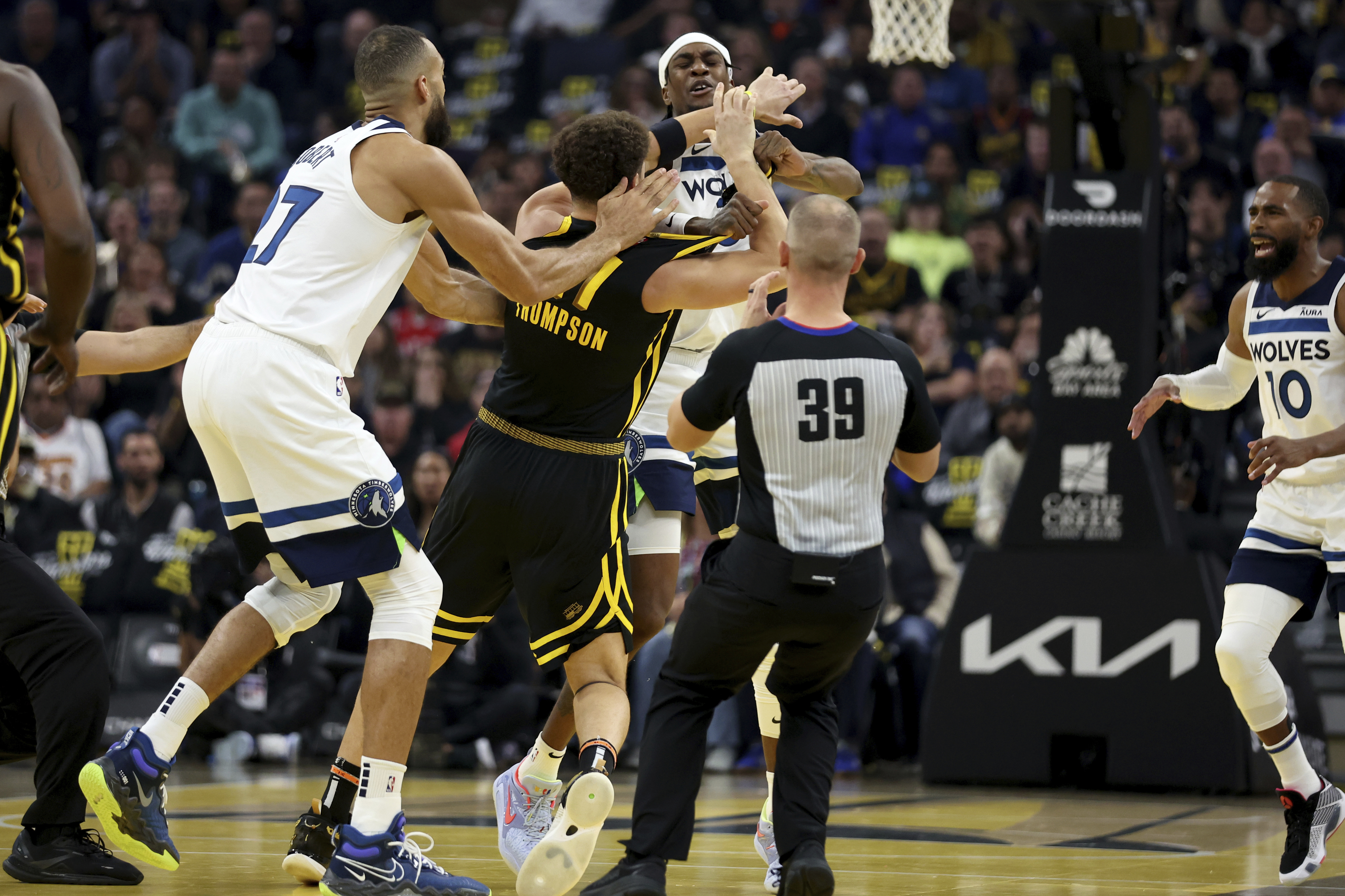 Rudy Gobert calls Draymond Green's choke hold during scuffle 'clown  behavior