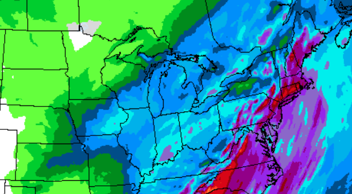 Michigan winter storm forecast Updated look at expected snow