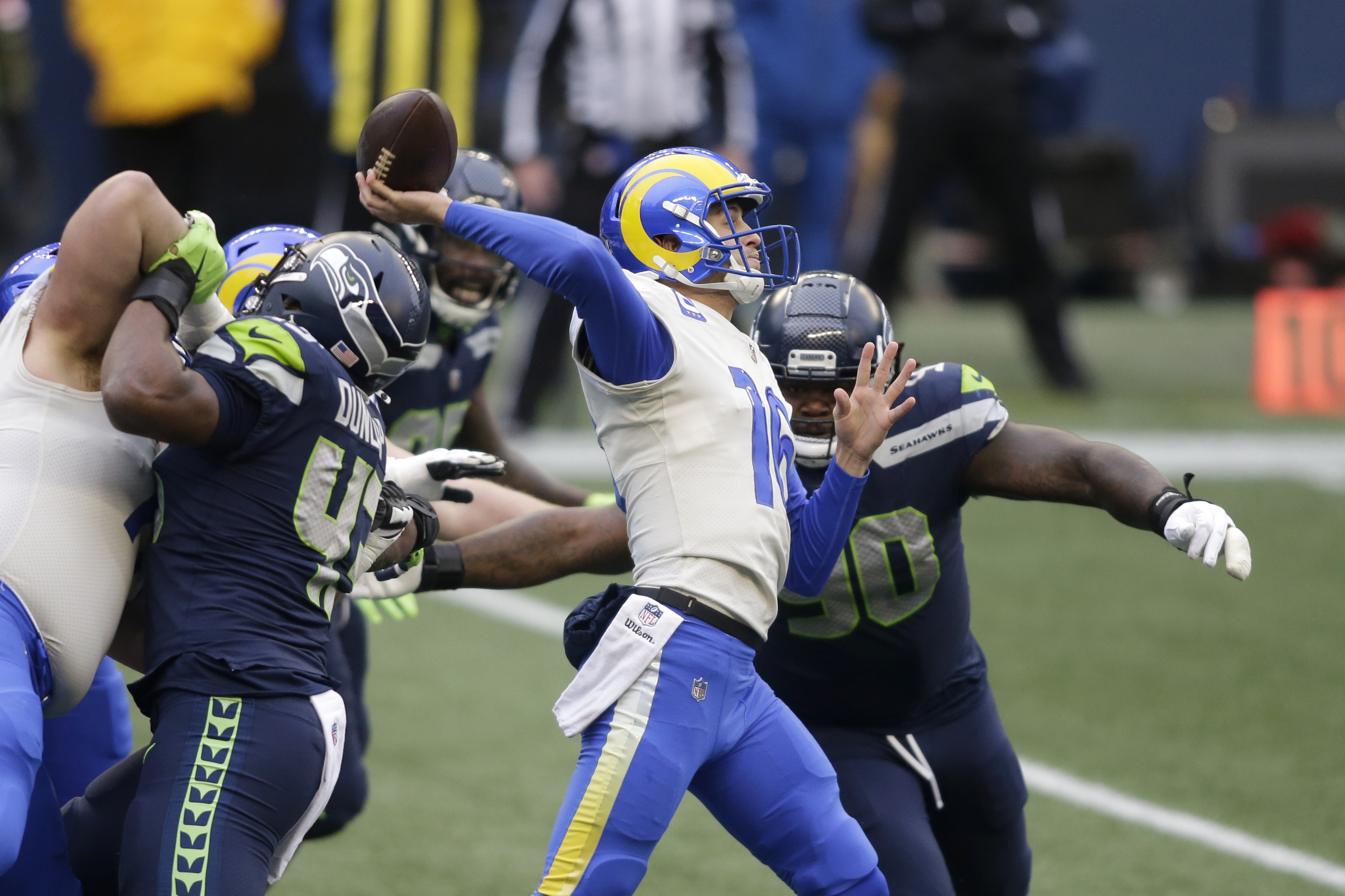 Los Angeles Rams knock off division foe Seattle Seahawks 30-20 in NFC  wild-card game