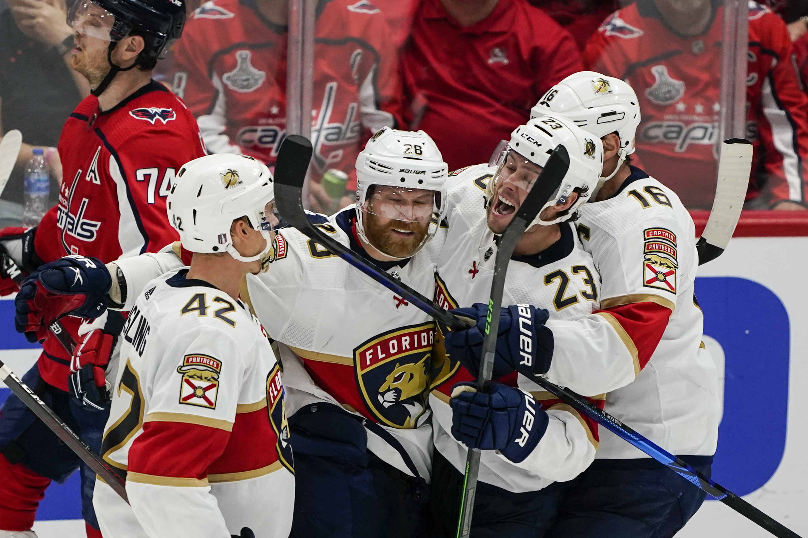 Panthers find their mojo to beat Capitals, reach 2nd round