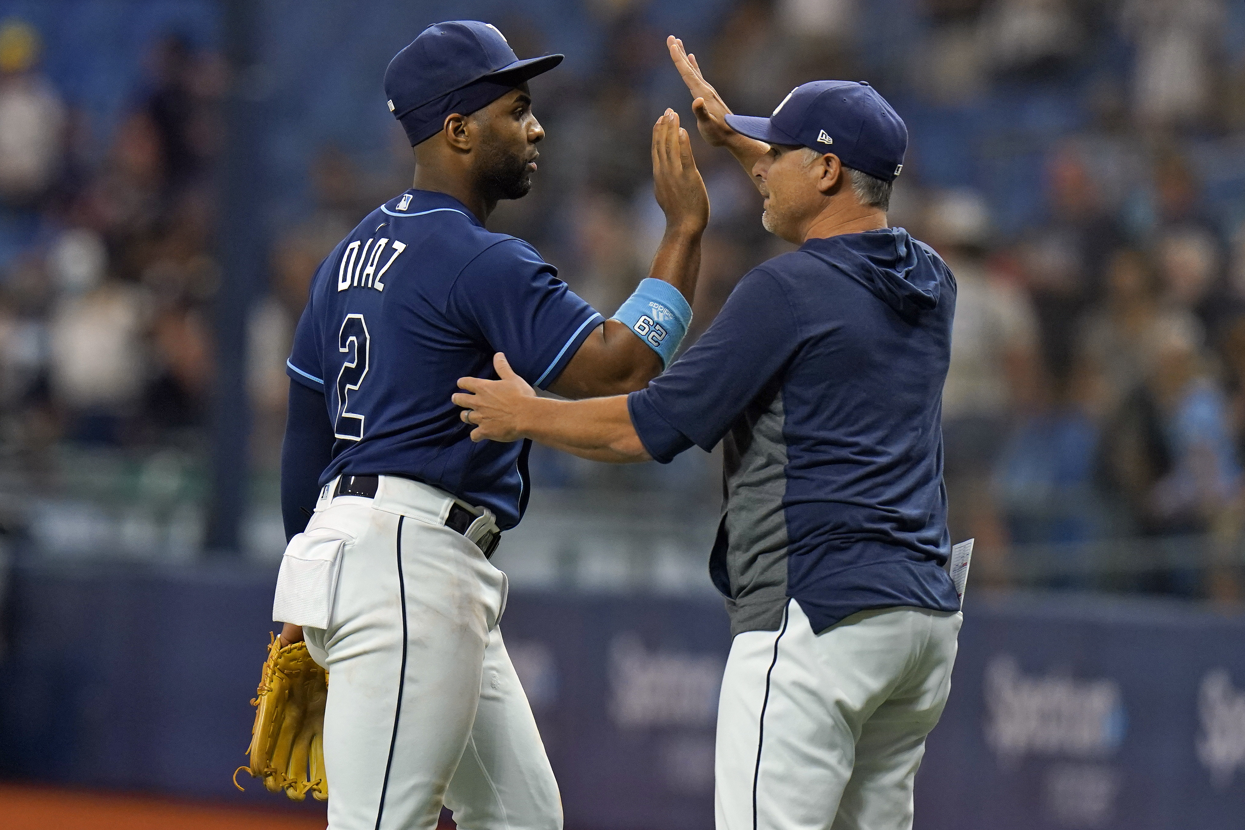 Kiermaier hit after scouting report flap; Rays to playoffs