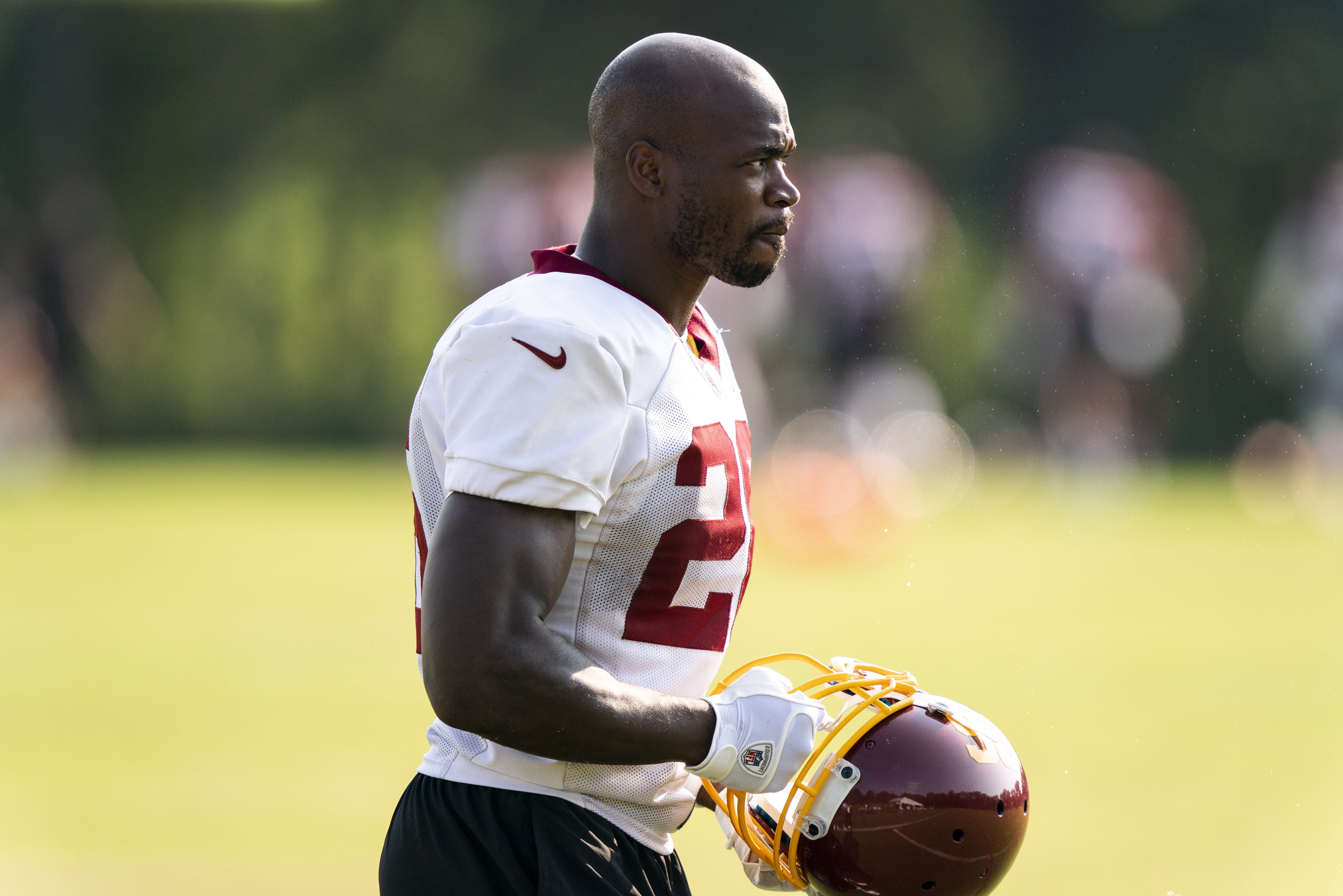 Washington releases Adrian Peterson, turns to young backs