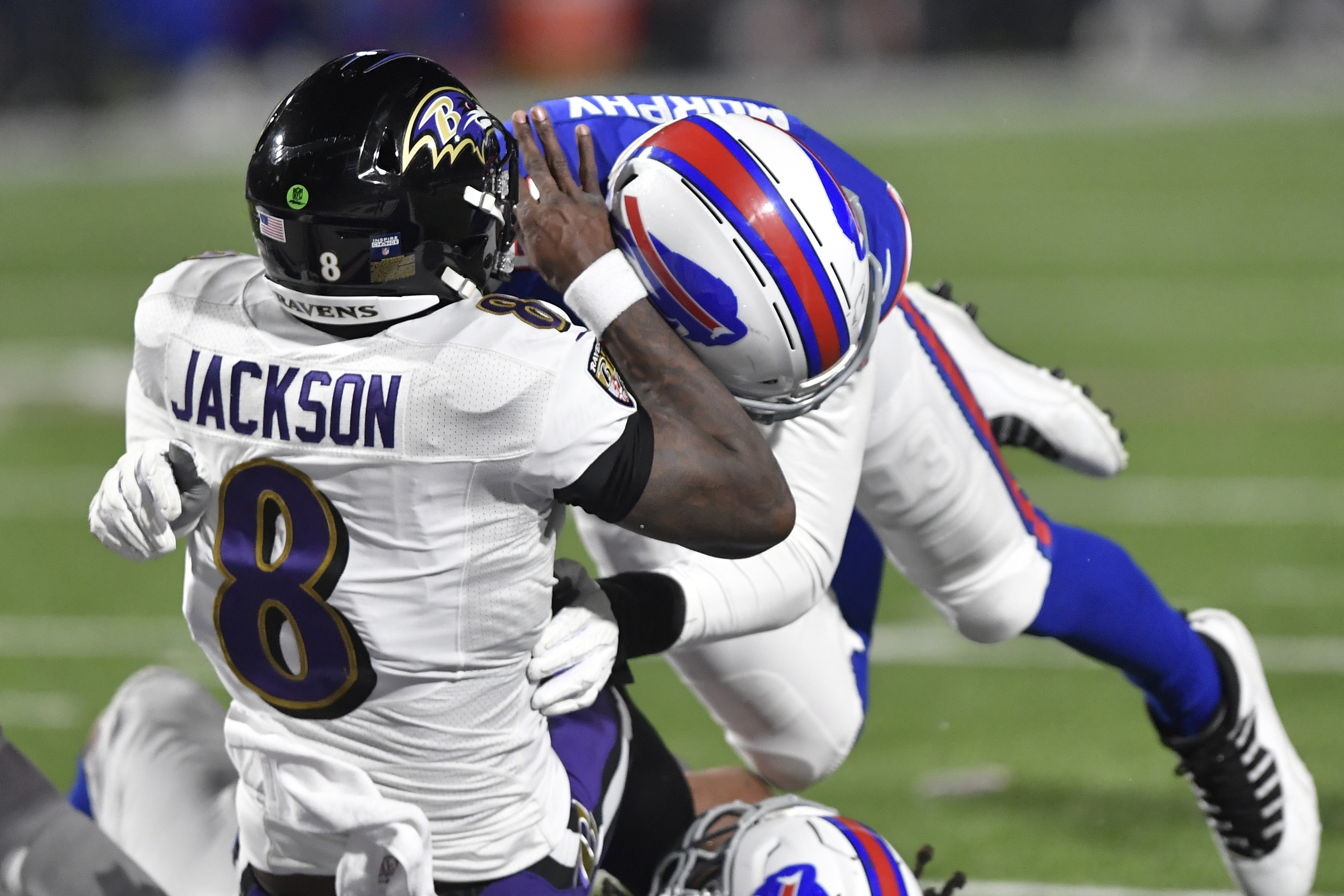 Ravens' season ends with Jackson in locker room, 17-3 loss