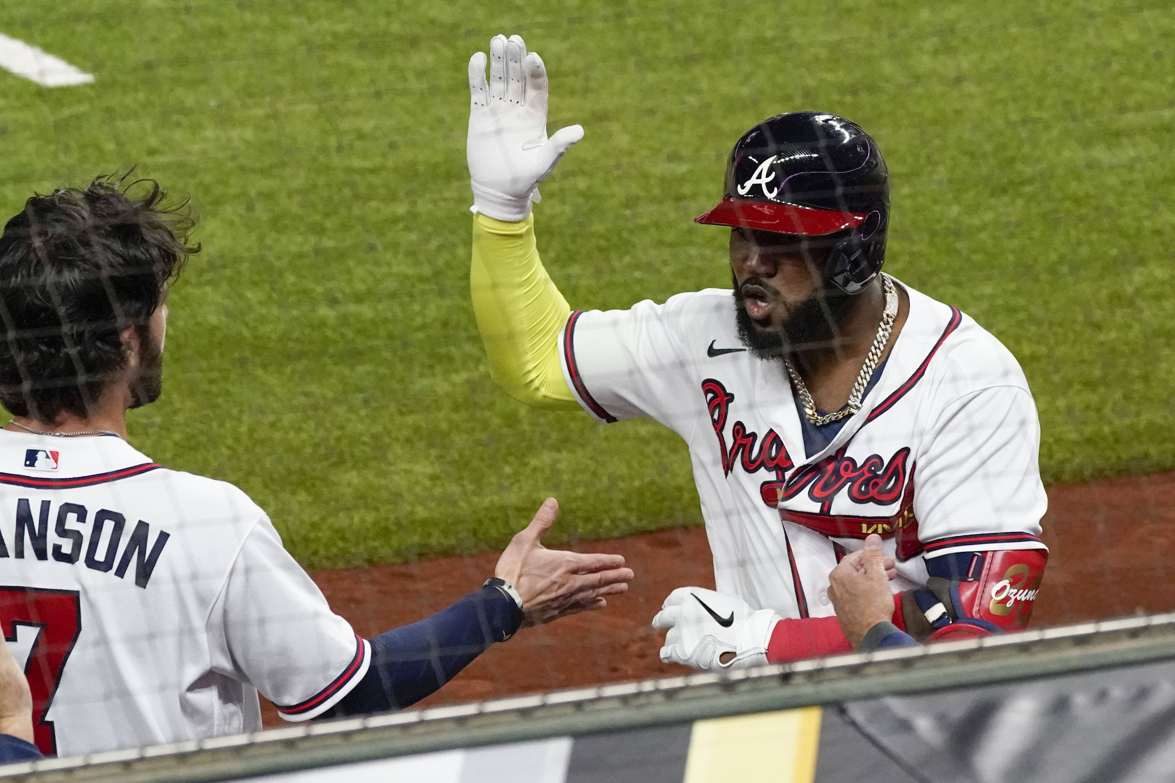 Troubles Behind Him, Marcell Ozuna Shows Atlanta Braves His Swing