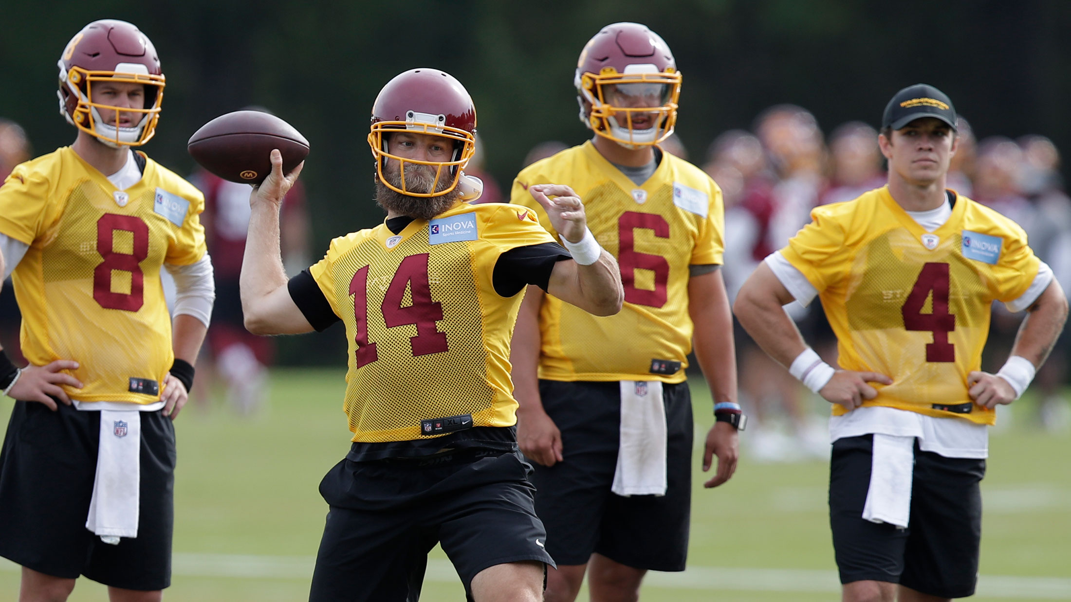 QB Taylor Heinicke looking impressive in Washington camp?