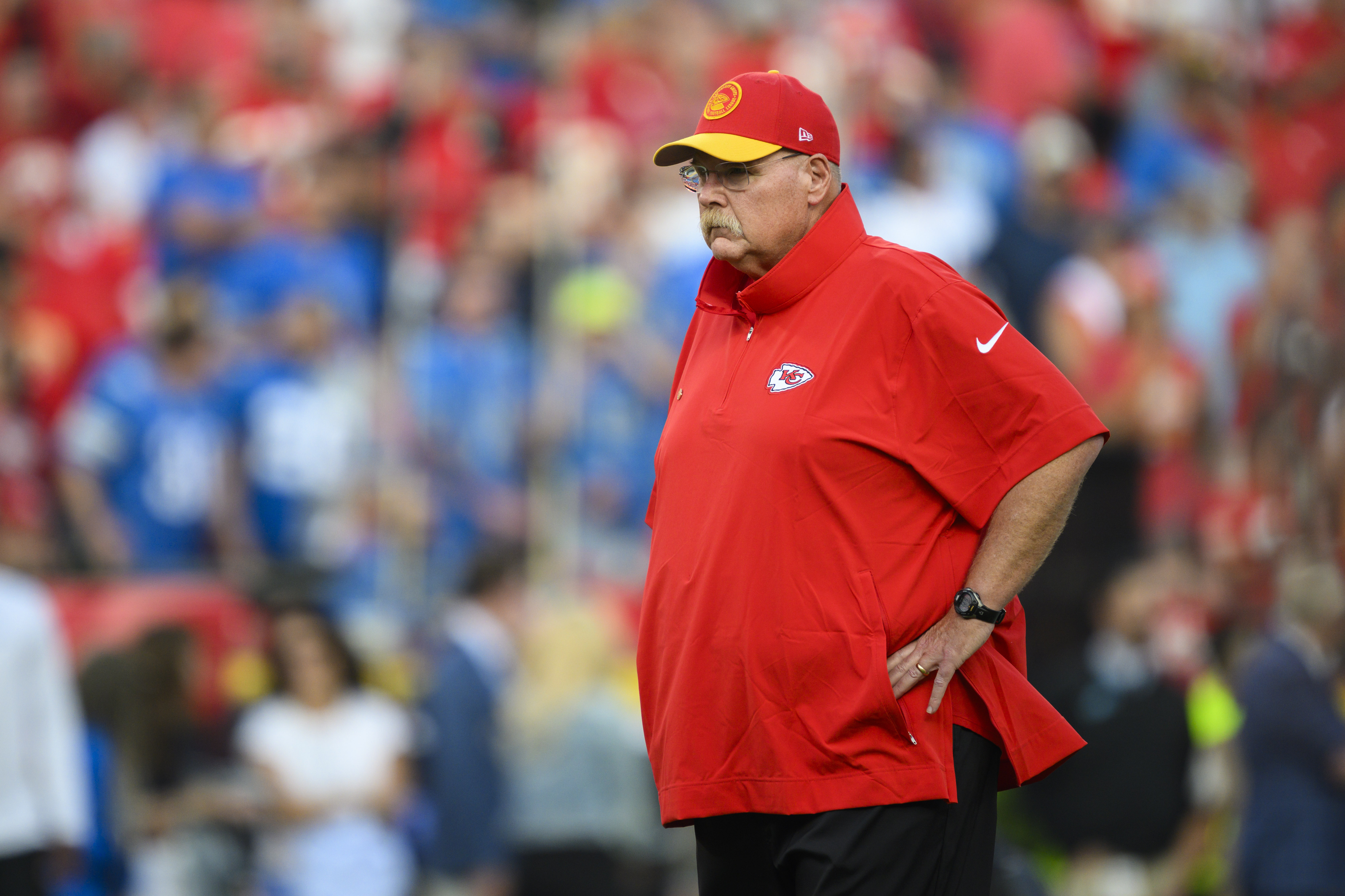 Why did Andy Reid go for 4th and 25 in crunch time against Detroit Lions?