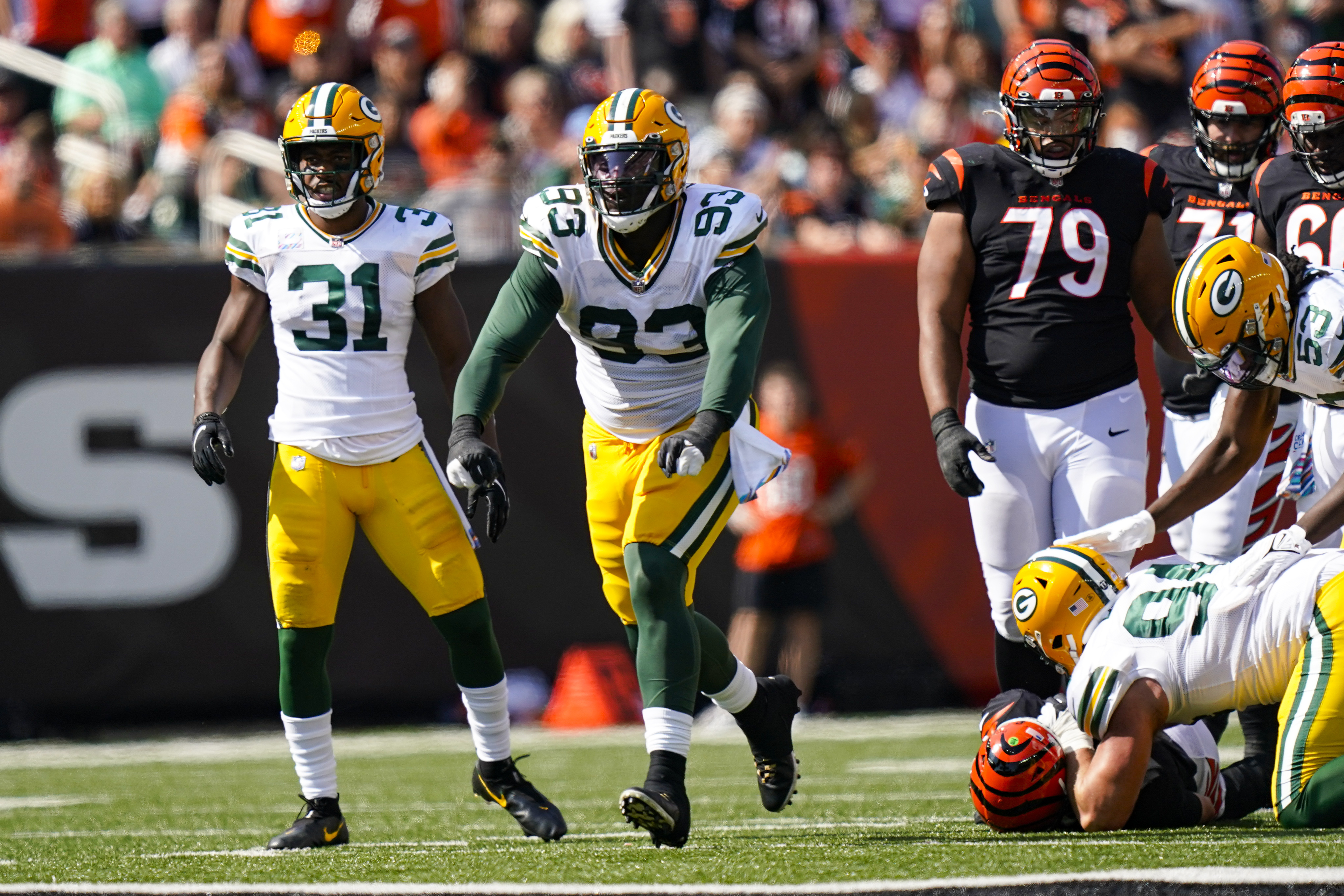 Crosby hits 49-yarder after 3 misses, Packers top Bengals