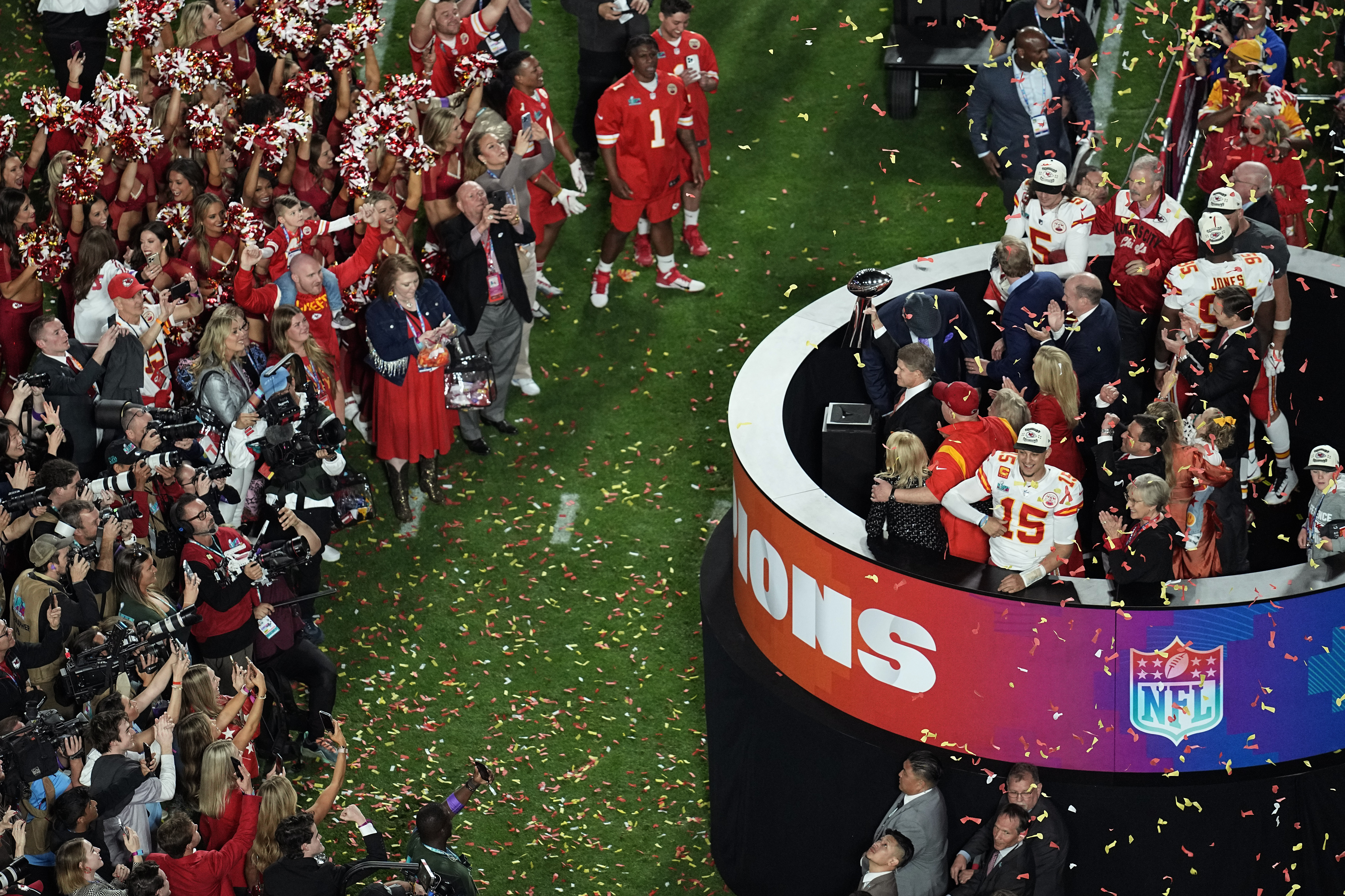 Scenes from the Kansas City Chiefs' Super Bowl 57 parade