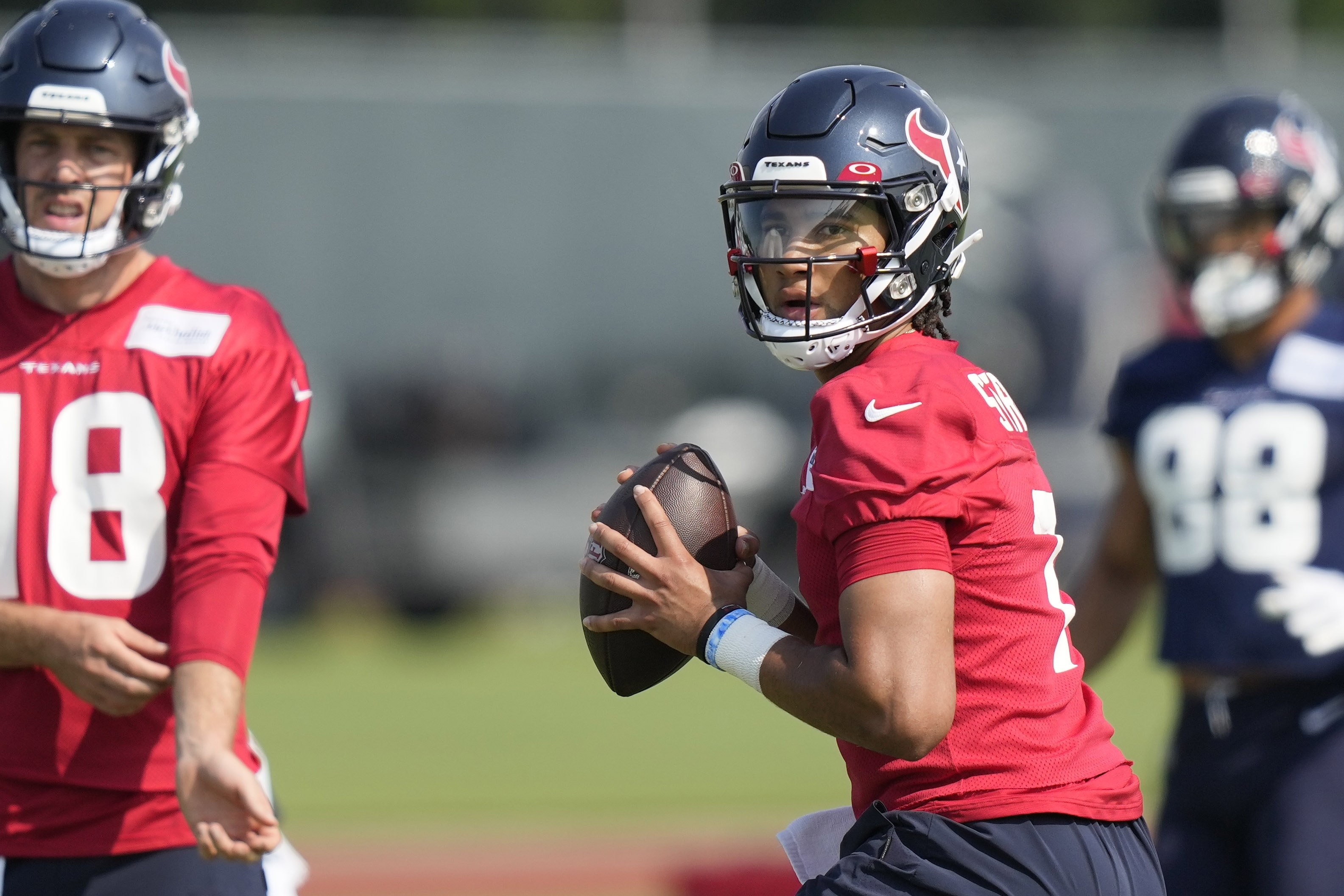 When do the Houston Texans report to training camp?