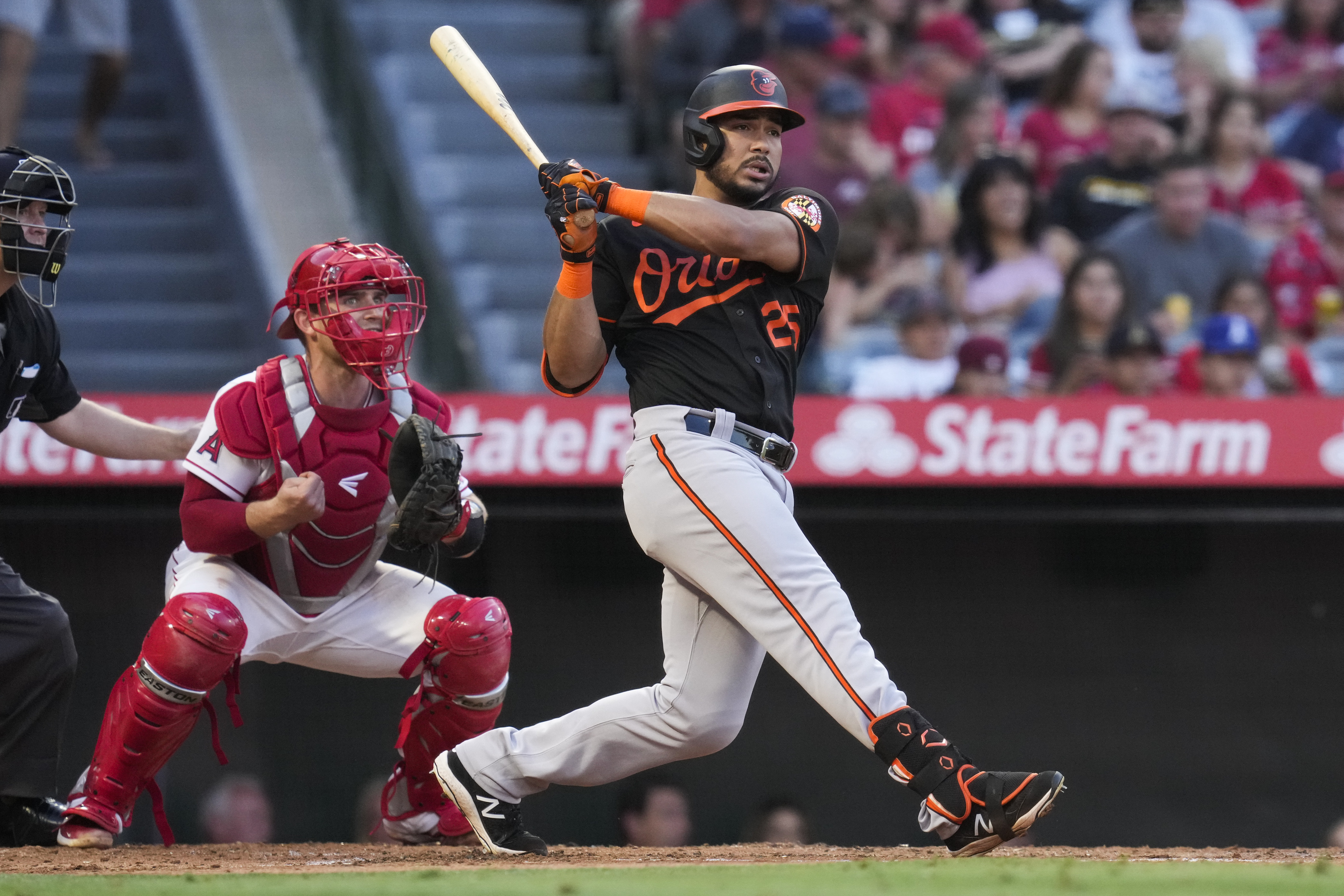 May 2, 2018: Los Angeles Angels starting pitcher Shohei Ohtani (17) bats  for the Angels in the game between the Baltimore Orioles and Los Angeles  Angels of Anaheim, Angel Stadium in Anaheim