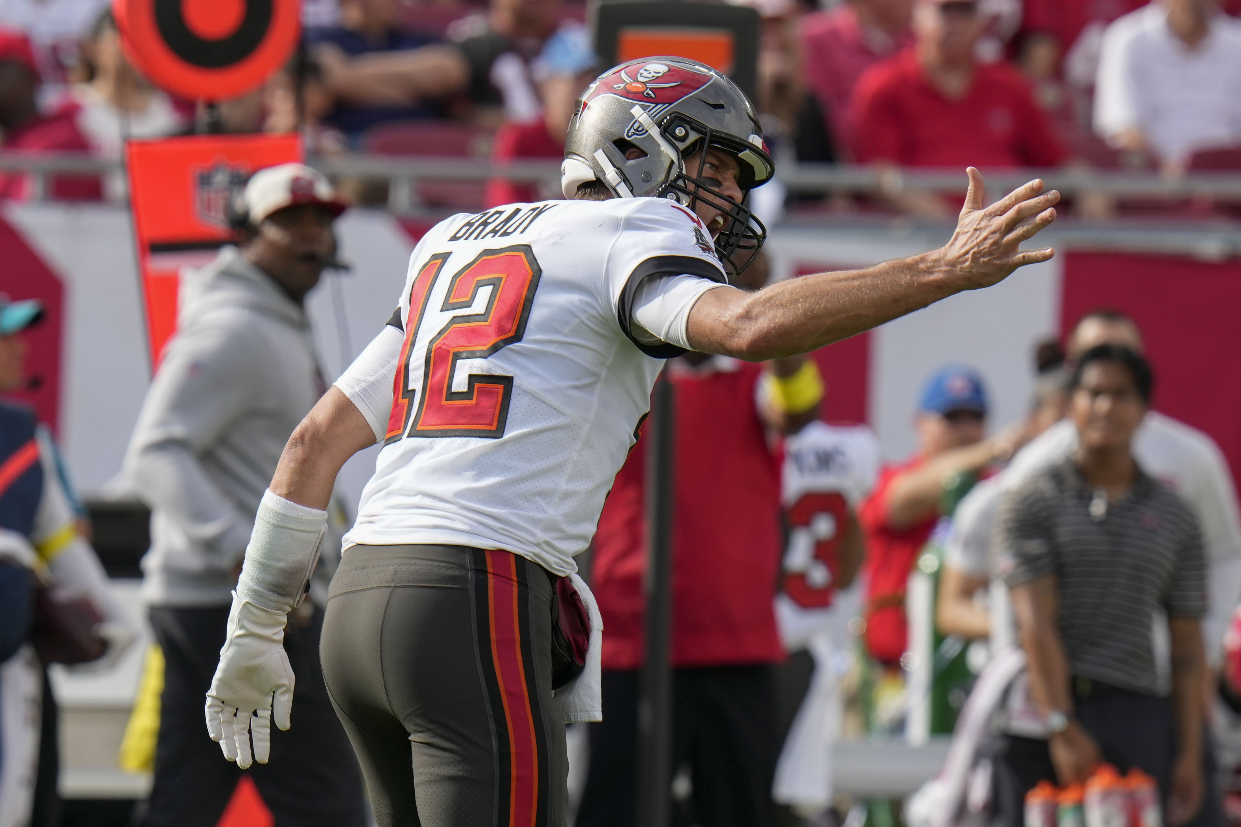 Arizona State's Herm Edwards: Buccaneers' Tom Brady 'Is Going To Be Happy'  with Rachaad White - Tampa Bay Buccaneers, BucsGameday