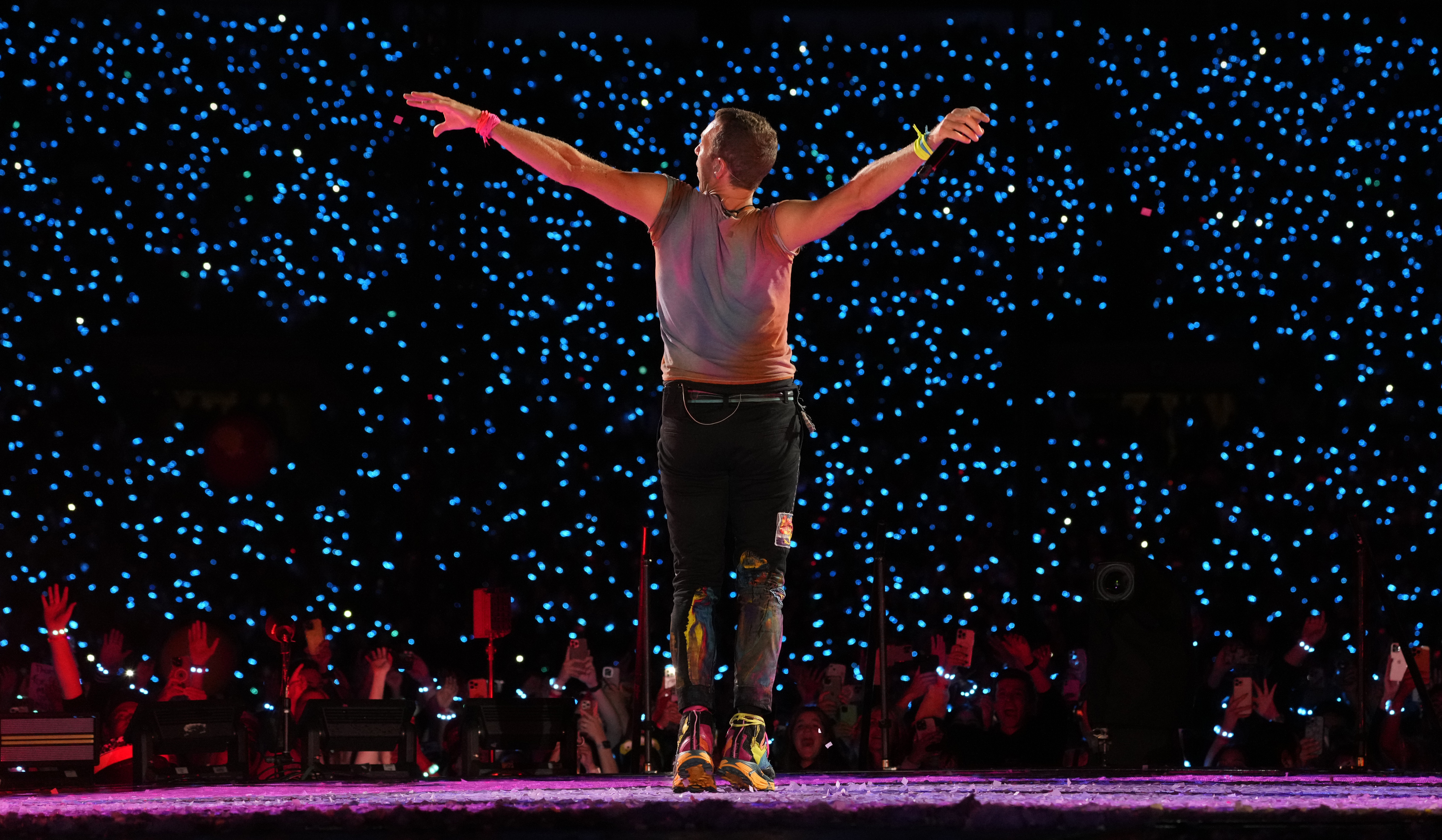 Coldplay's Will Champion, wife and daughter in Argentina