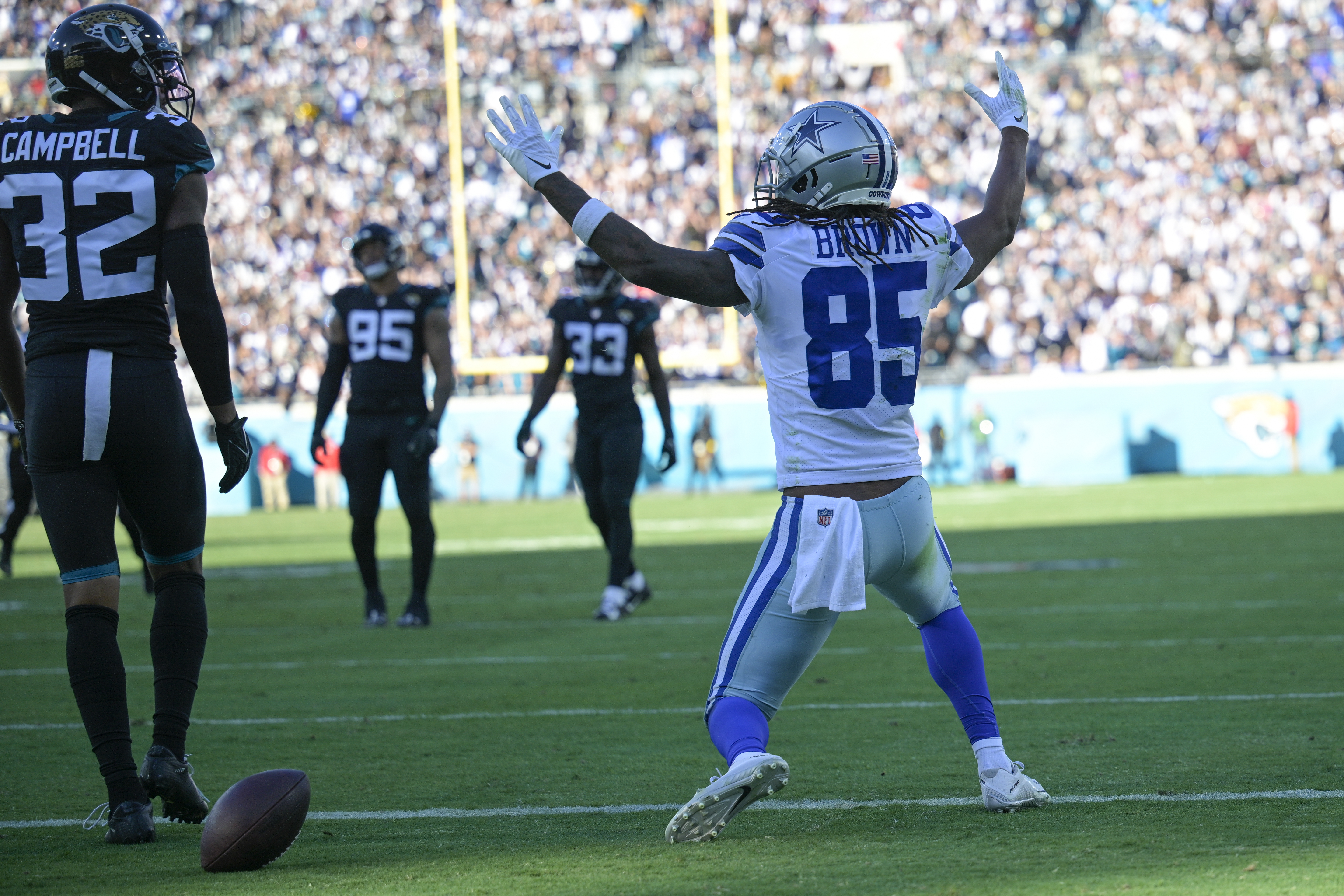 Jaguars intercept Prescott, stun Cowboys 40-34 in OT – Action News Jax