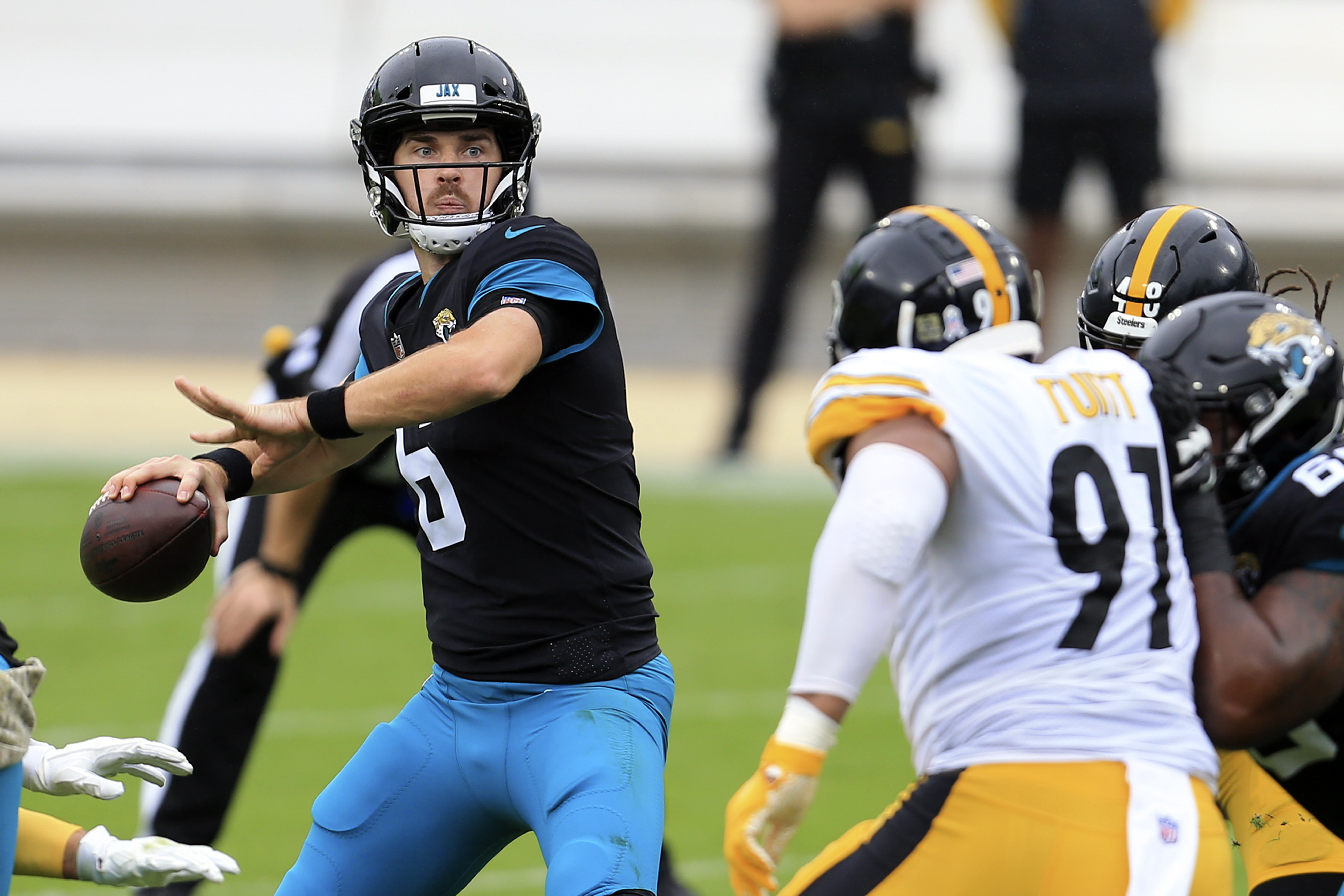 Jaguars cut five from roster, including quarterback Jake Luton