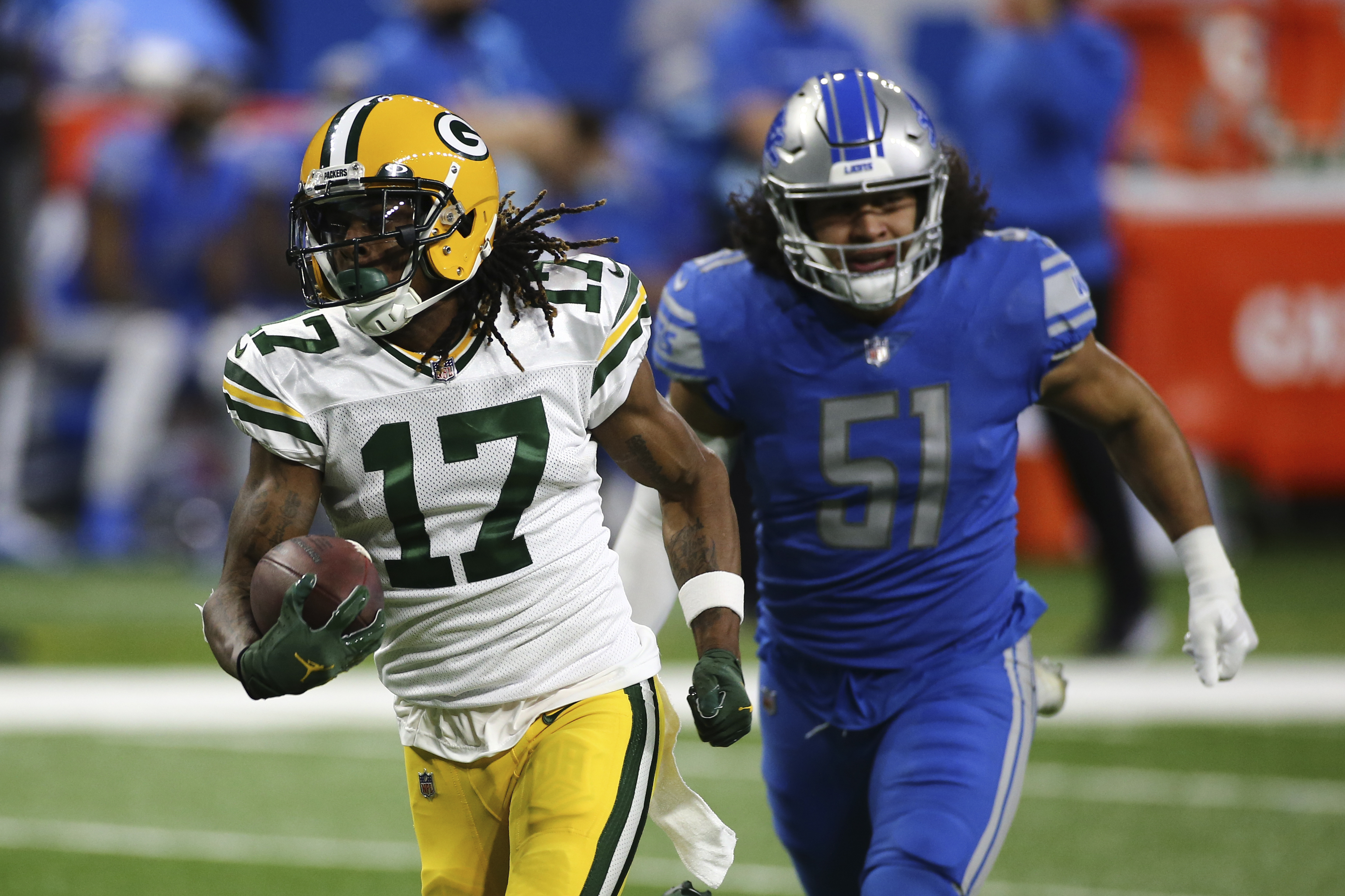 Packers' comeback in Detroit falls short, 31-23