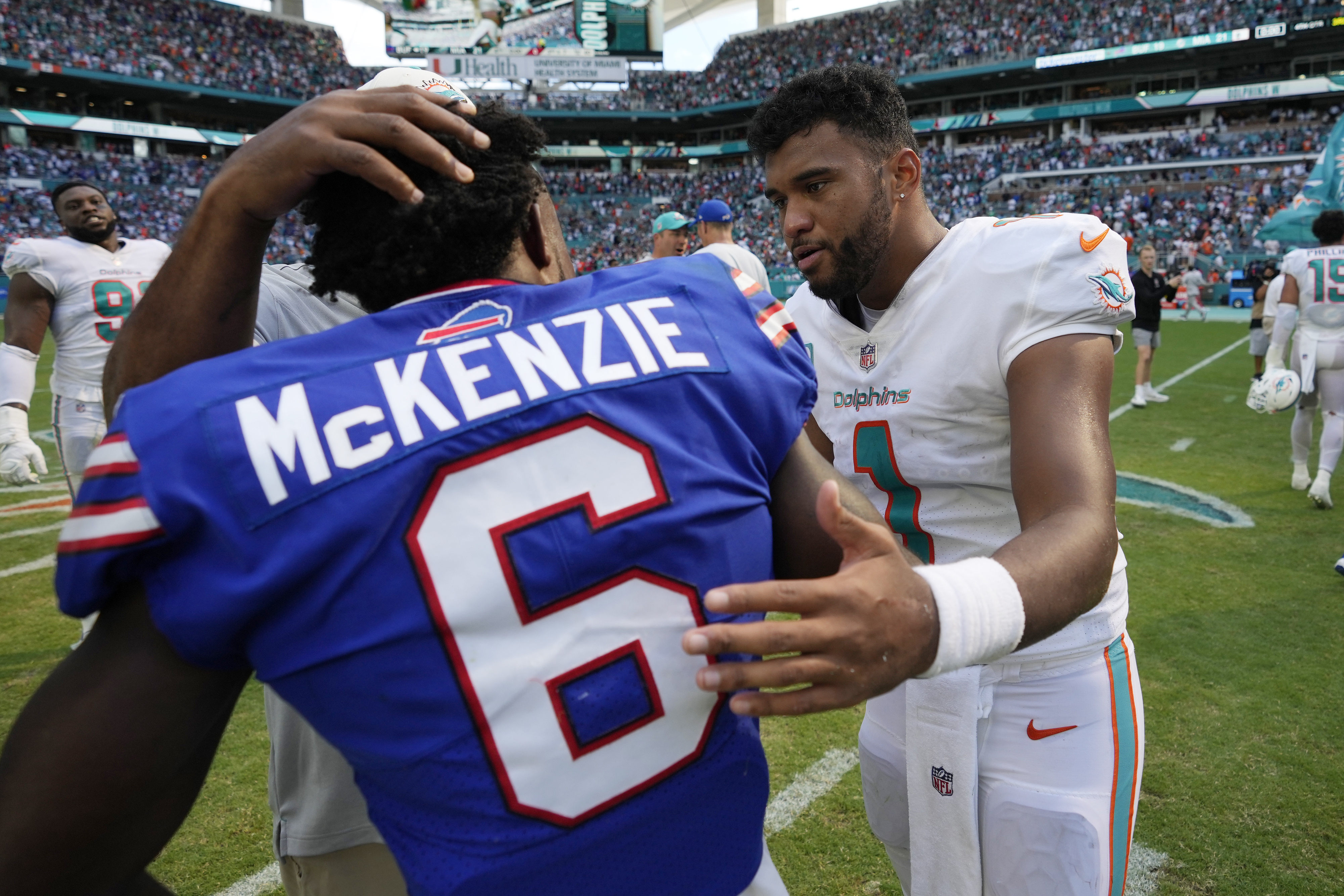 NFLPA to initiate review into handling of Tua Tagovailoa's injury as Miami  Dolphins take AFC East lead with gritty win over Buffalo Bills - KESQ