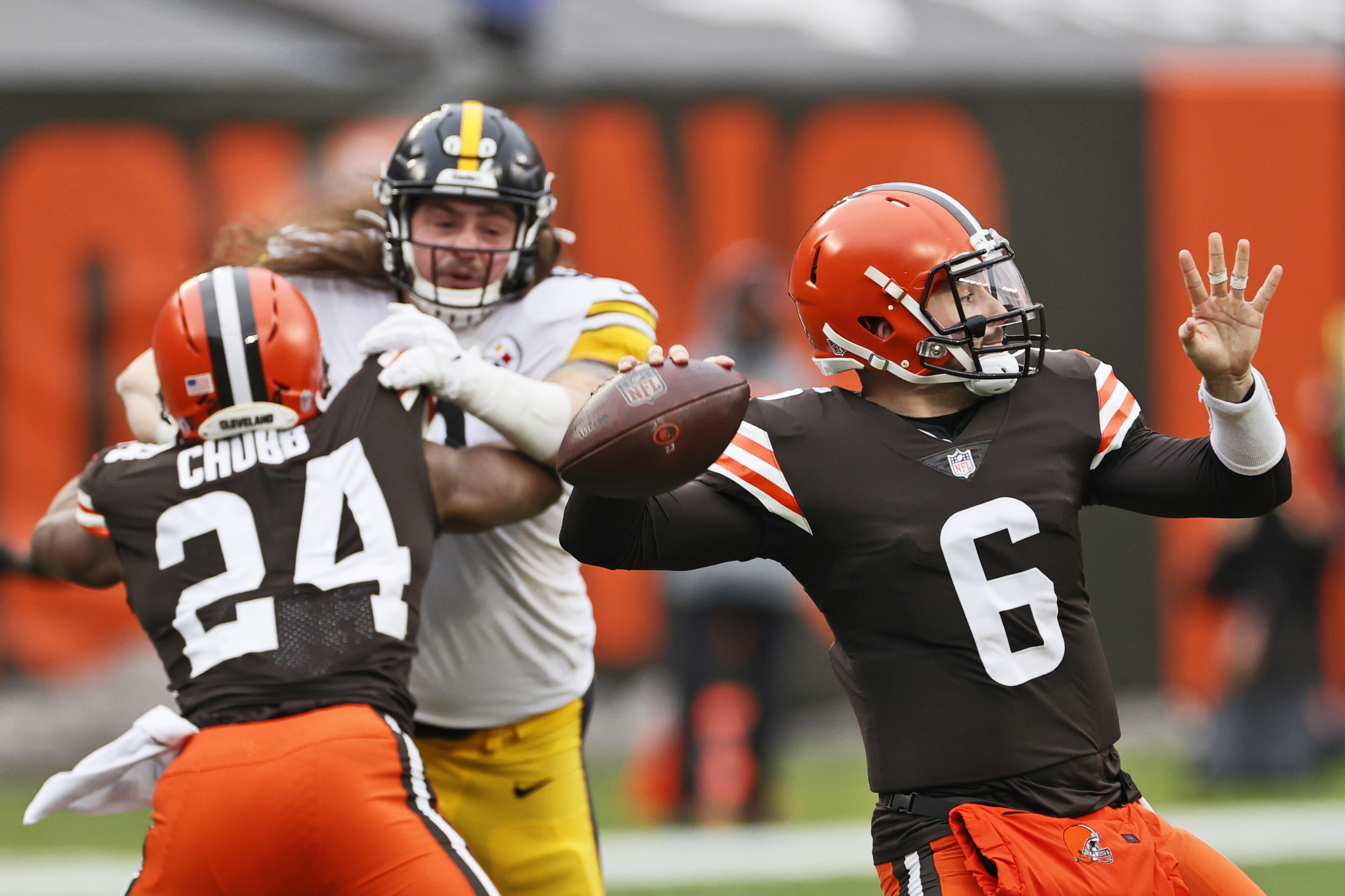 Cleveland Browns Nick Chubb vs. Pittsburgh Steelers, January 3, 2021 