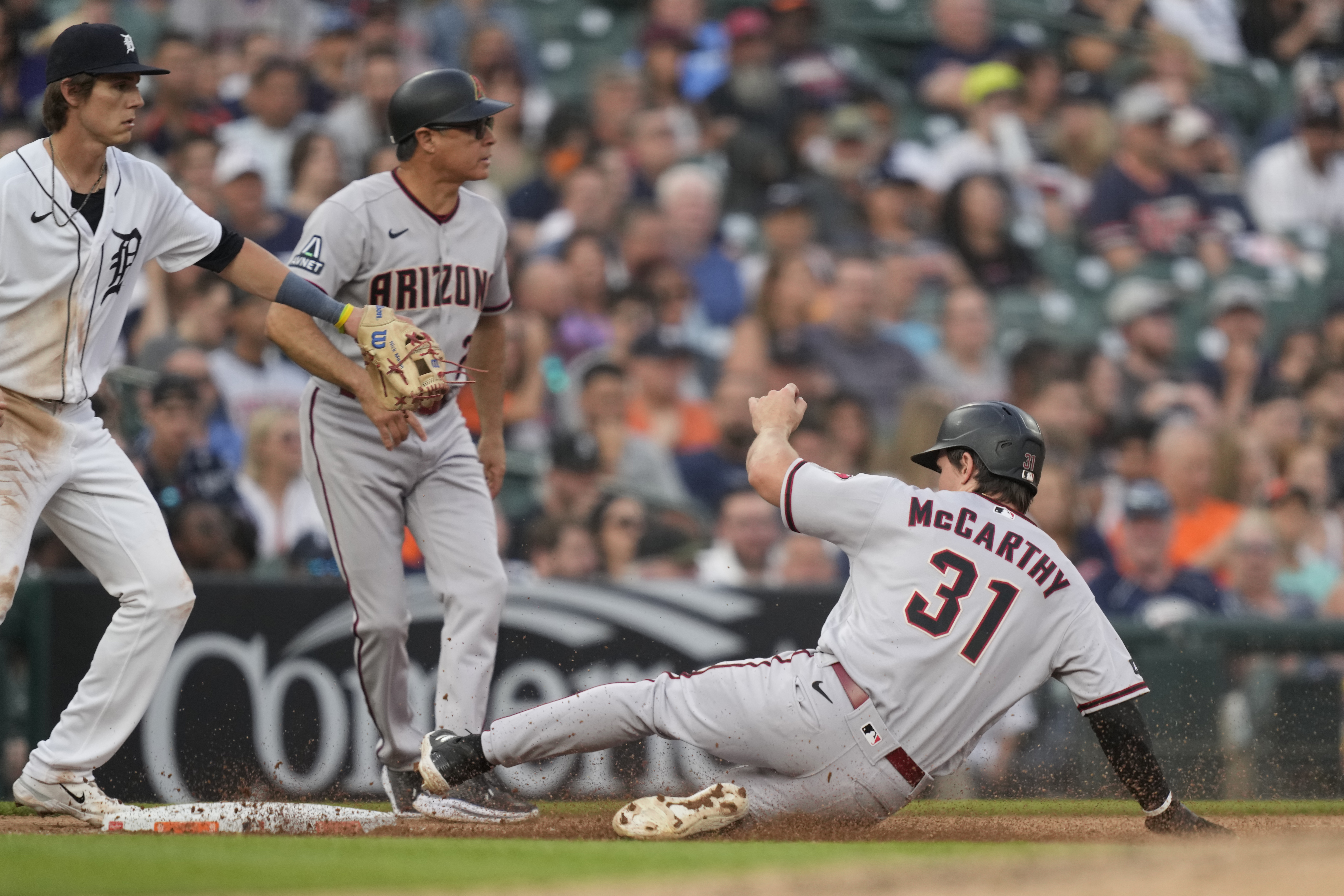 Rookie star Corbin Carroll hits 1st grand slam, Diamondbacks pound Tigers  11-6