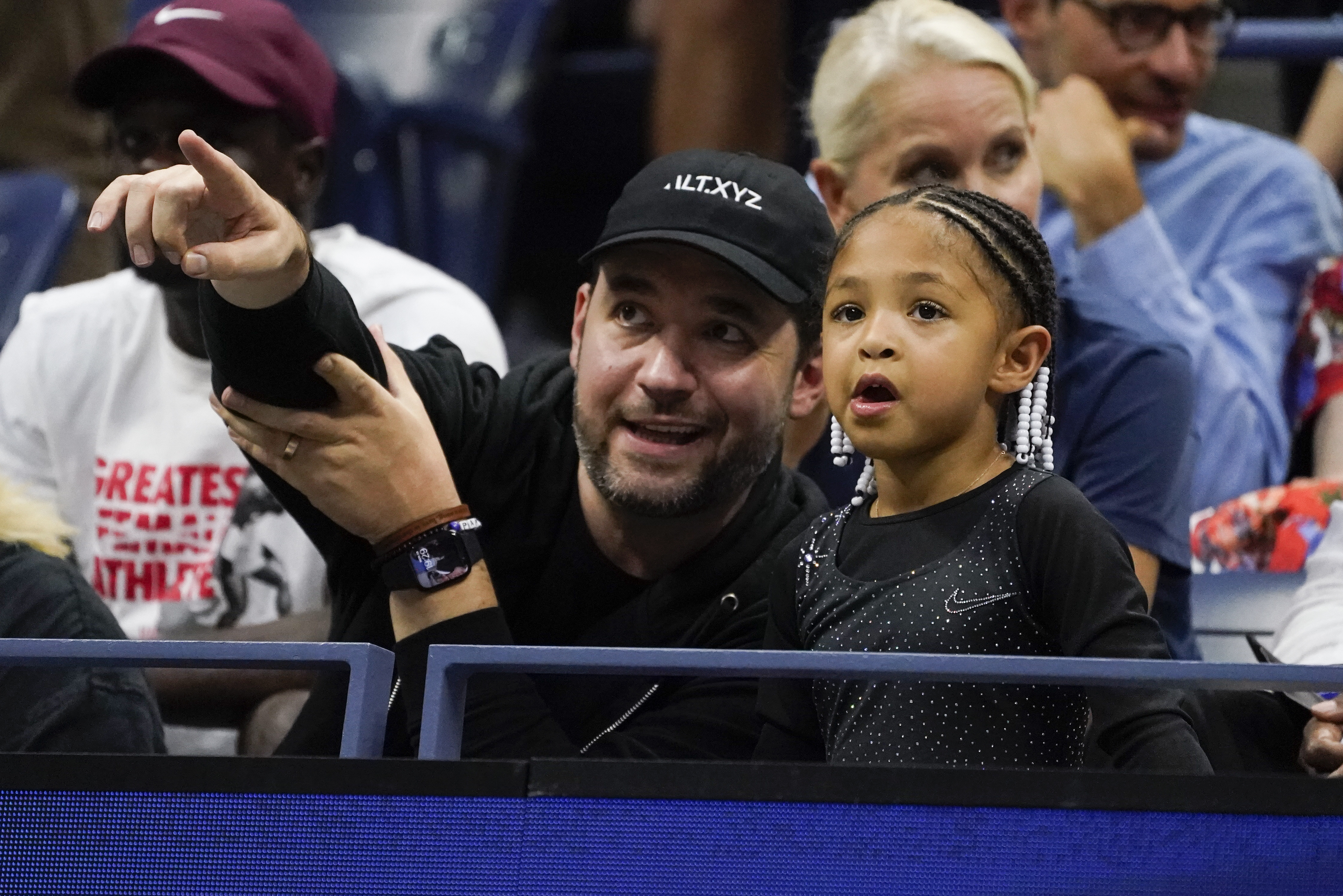 Serena Williams' Daughter Olympia Ohanian Crashes Dad Alexis