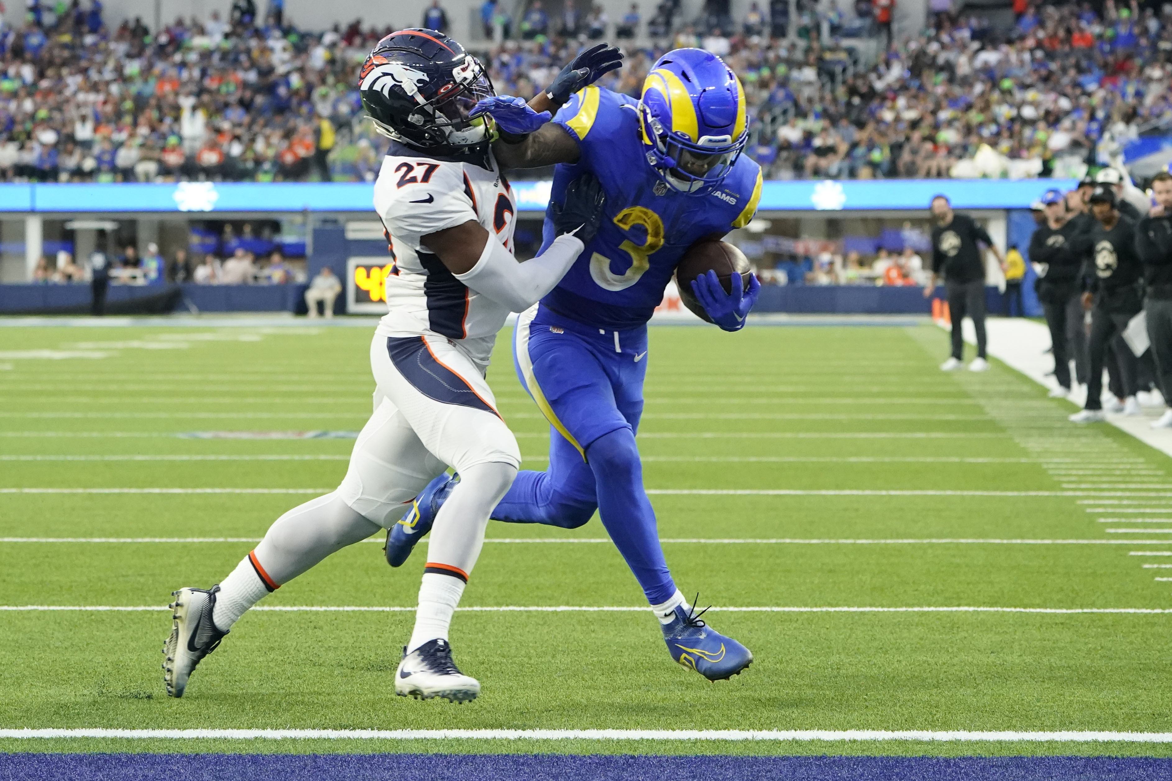 Frustration spills over for Broncos in humbling loss to Rams – KXAN Austin