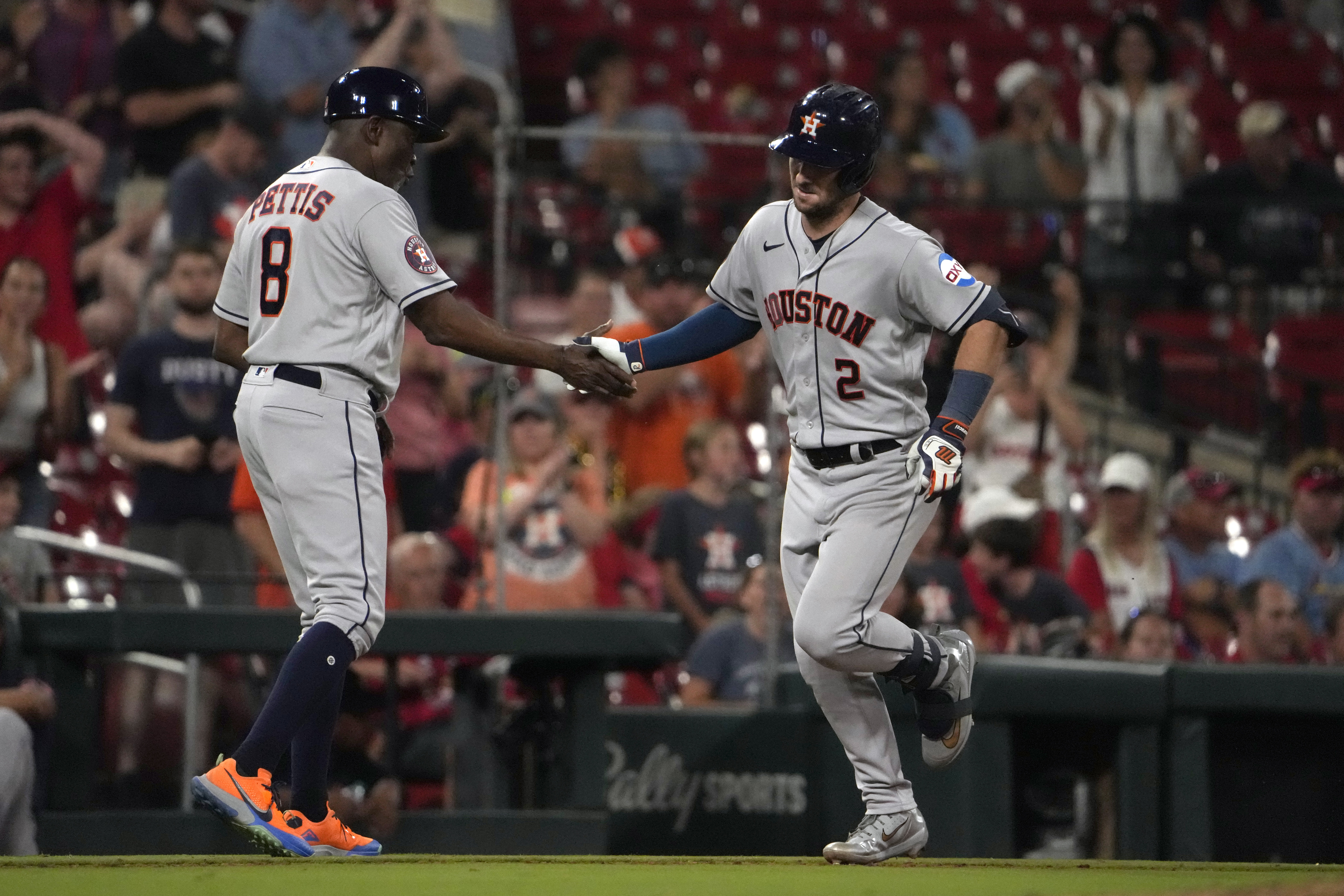 Astros rally for 12-11 win to take series over AL West-leading Texas after  blowing 8-run lead