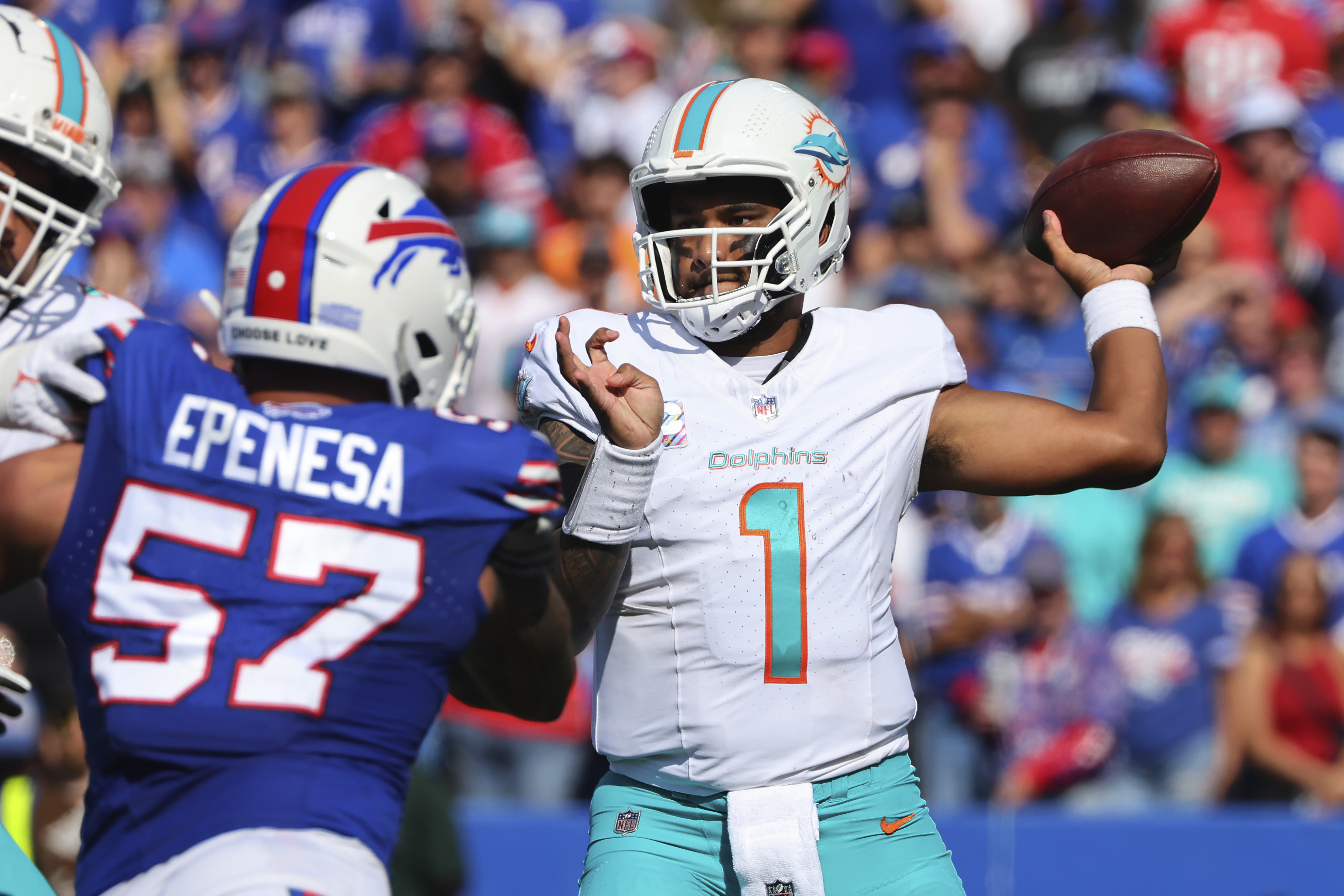 Dolphins rout Broncos 70-20, scoring the most points by an NFL team in a  game since 1966