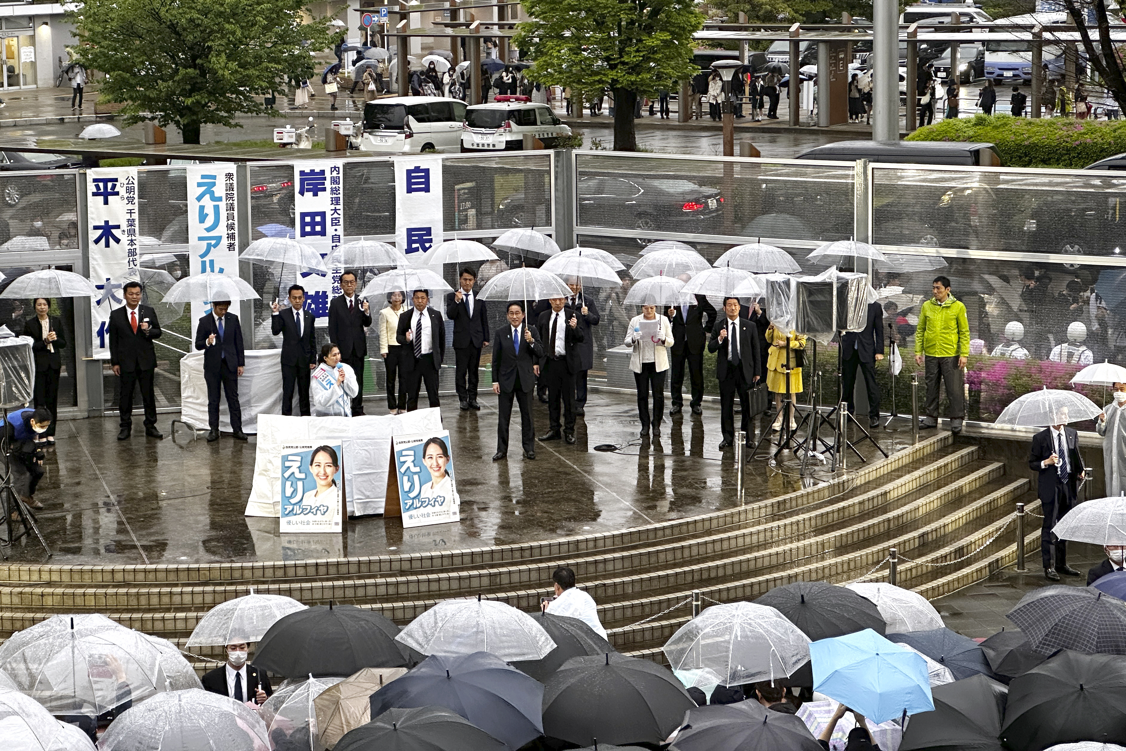 In Photos: Fisherman injured by explosive at Japan PM Kishida's