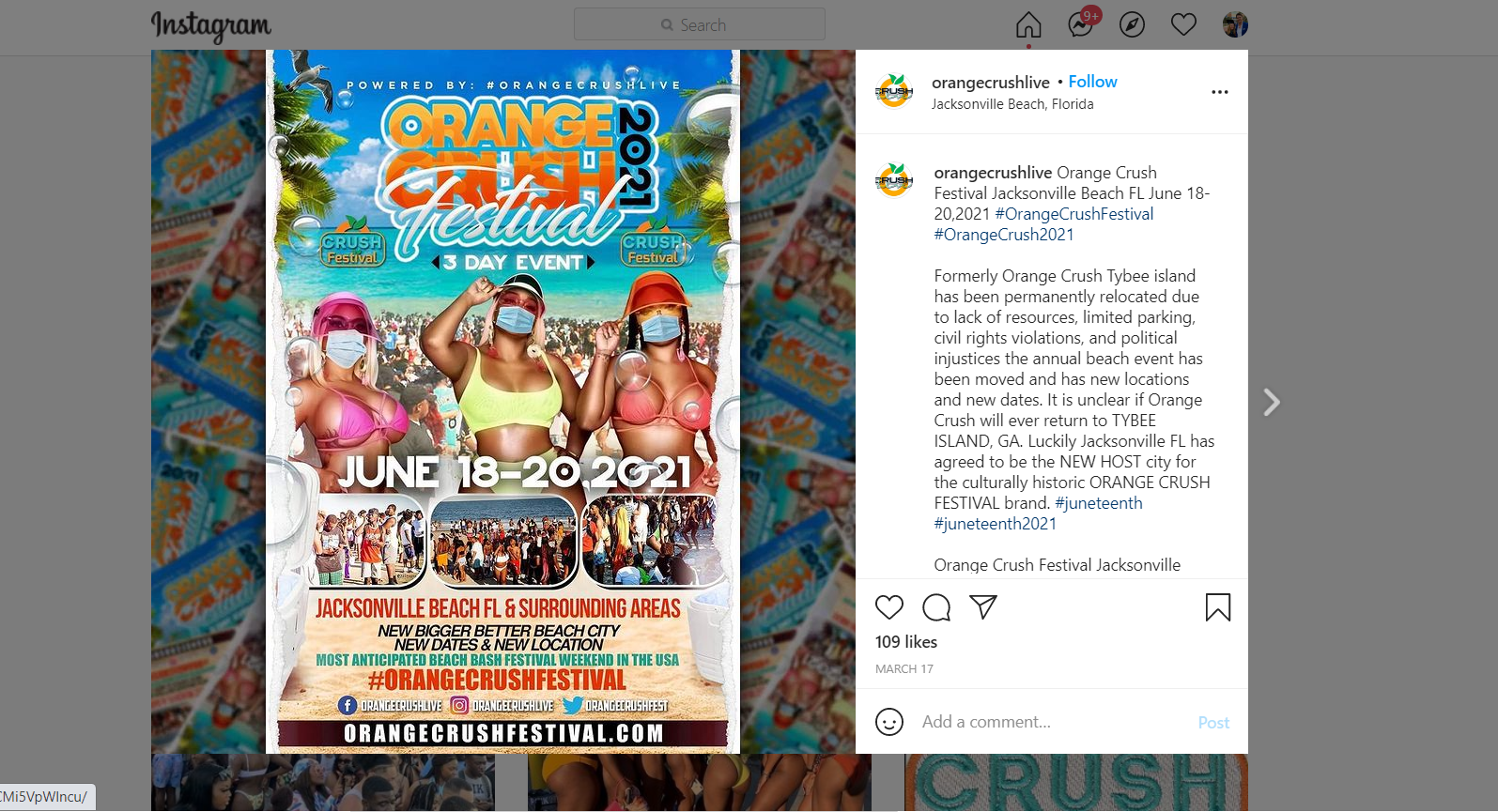 Orange Crush Festival Is On In Jacksonville