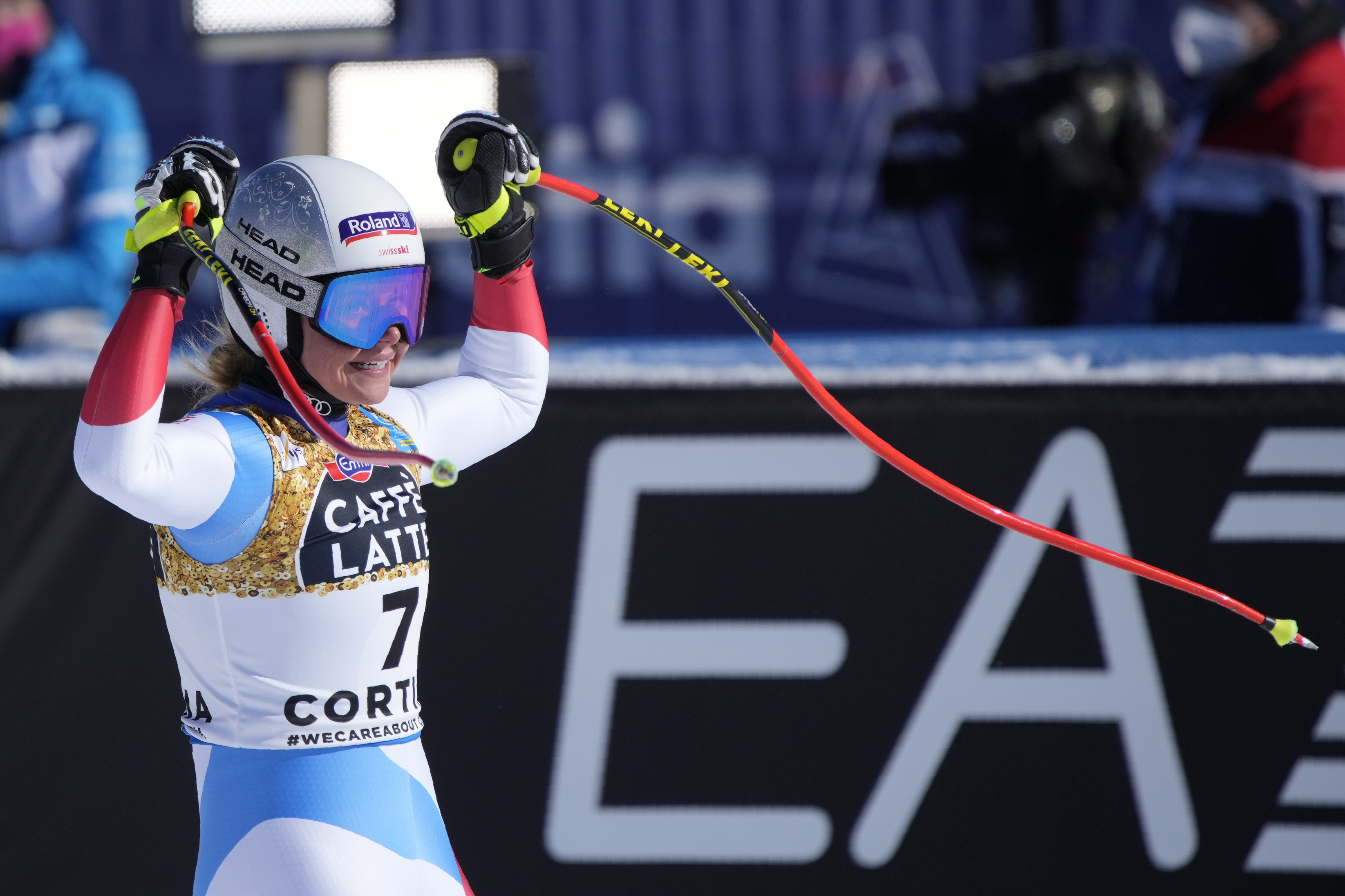 31) Switzerland's Lara Gut-Behrami wins women's super-G, while