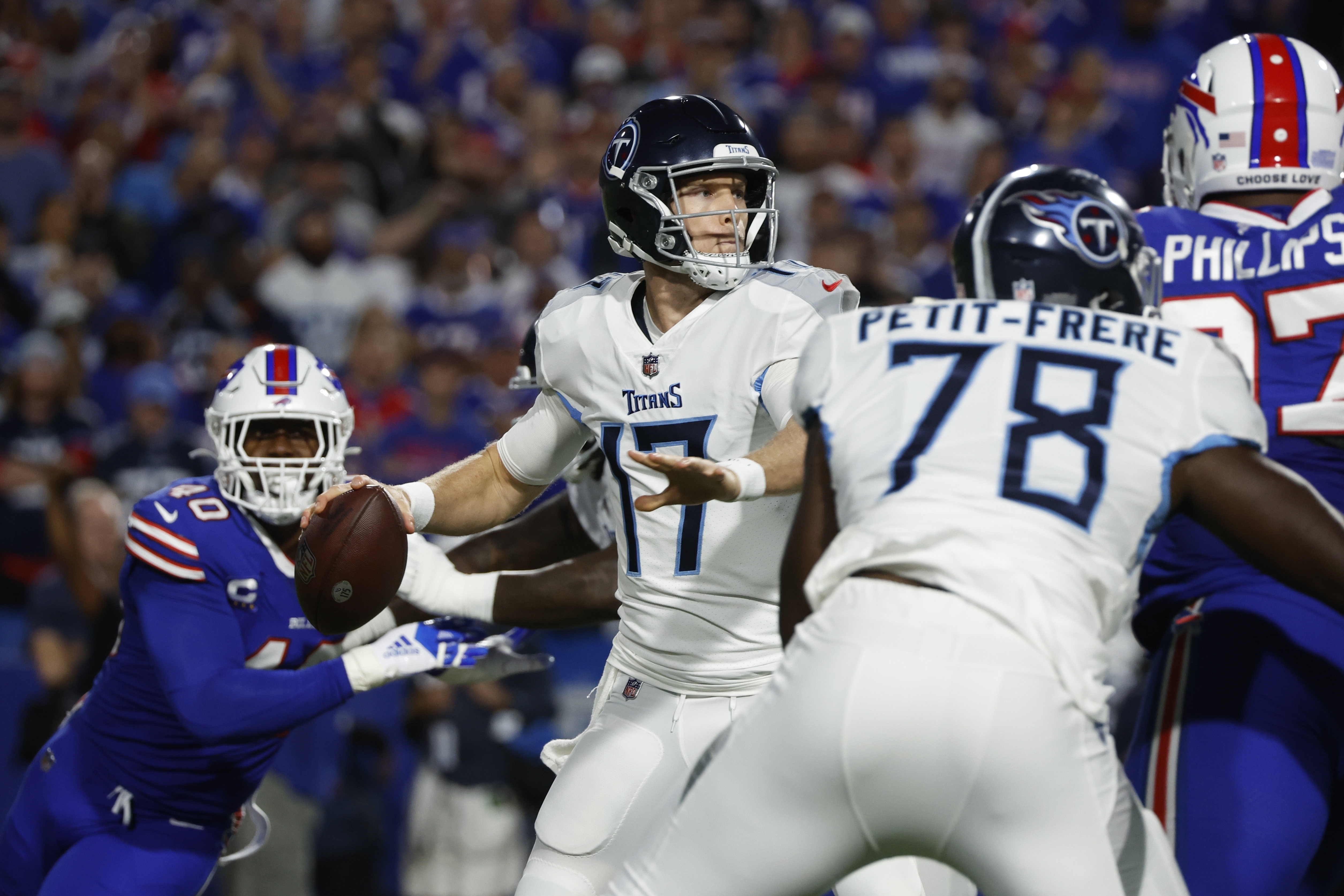 Bills' Josh Allen, Stefon Diggs connect for 3 TDs in rout of Titans –  Orange County Register