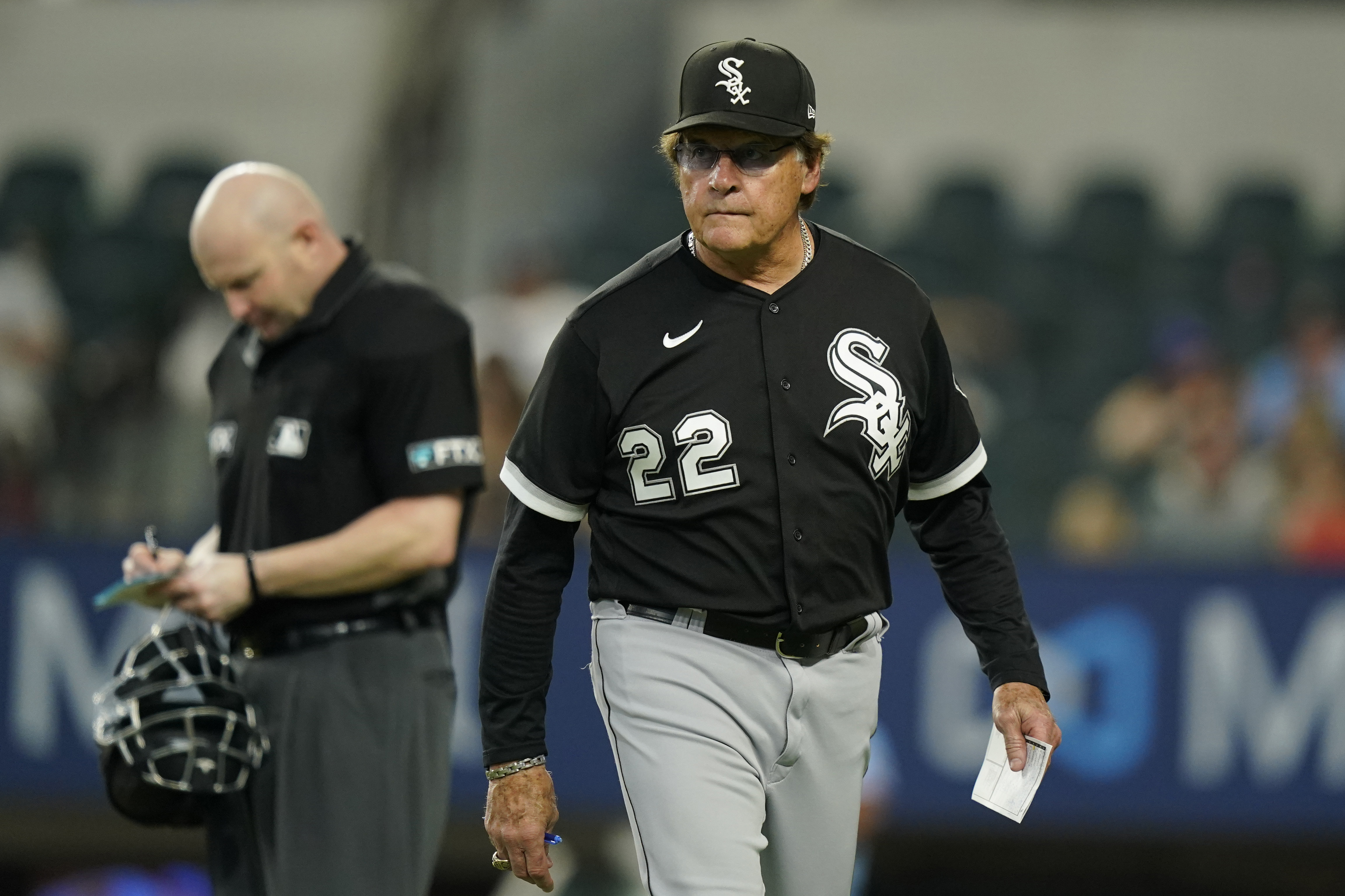 This is a 2022 photo of Tony La Russa of the Chicago White Sox