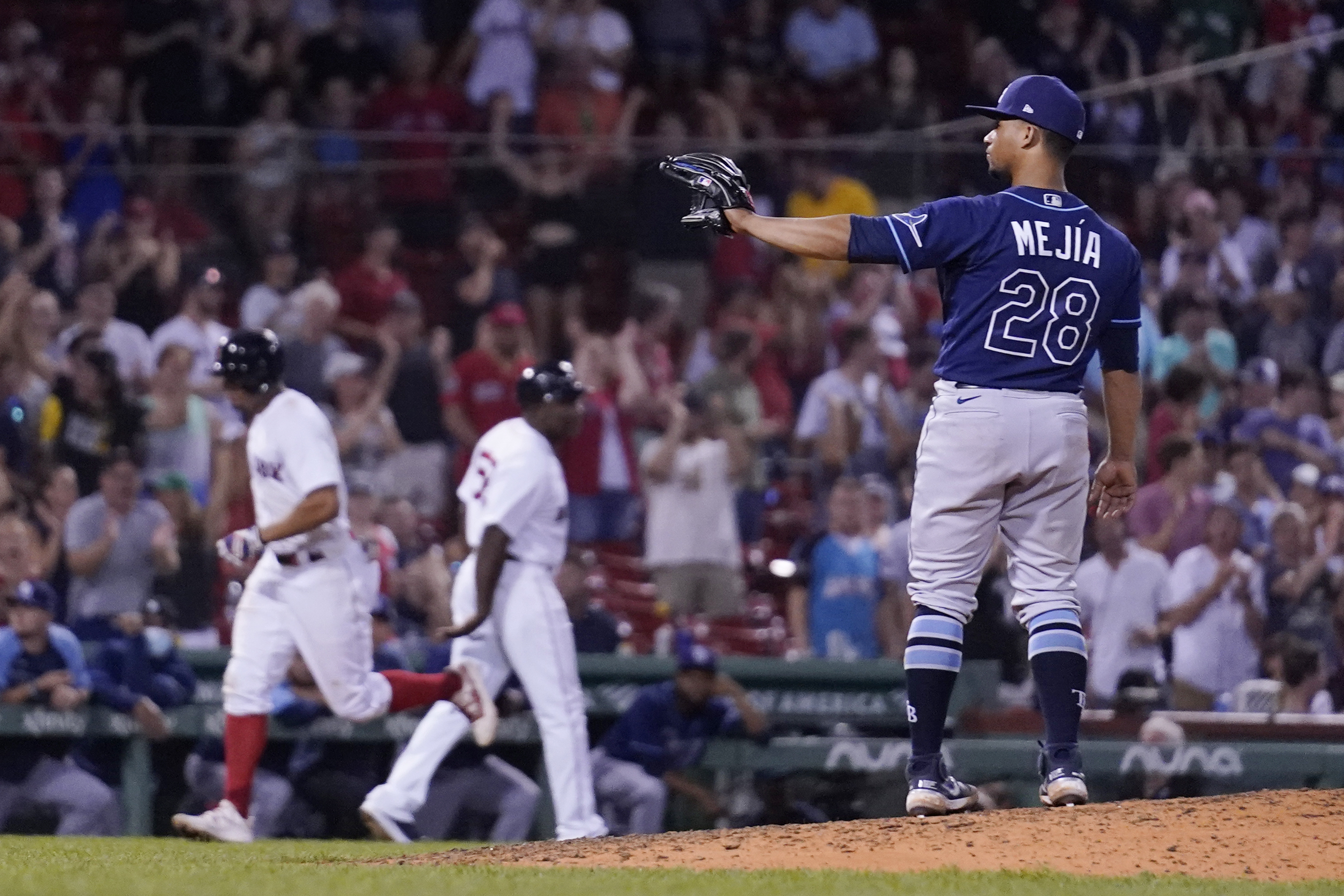 Red Sox score 20, rout Rays in their highest-scoring game since 2015