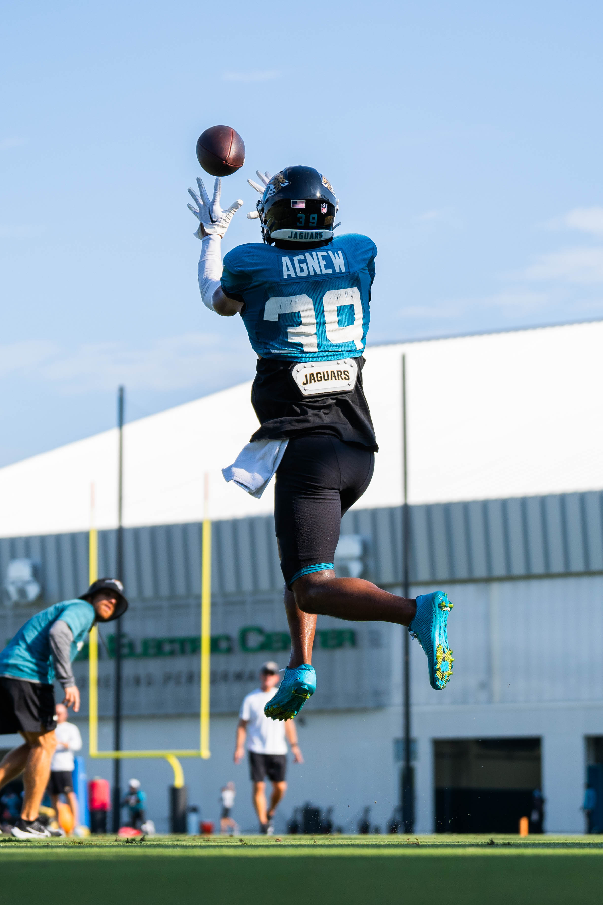 Jacksonville Jaguars 14th training camp session Miller Electric Center