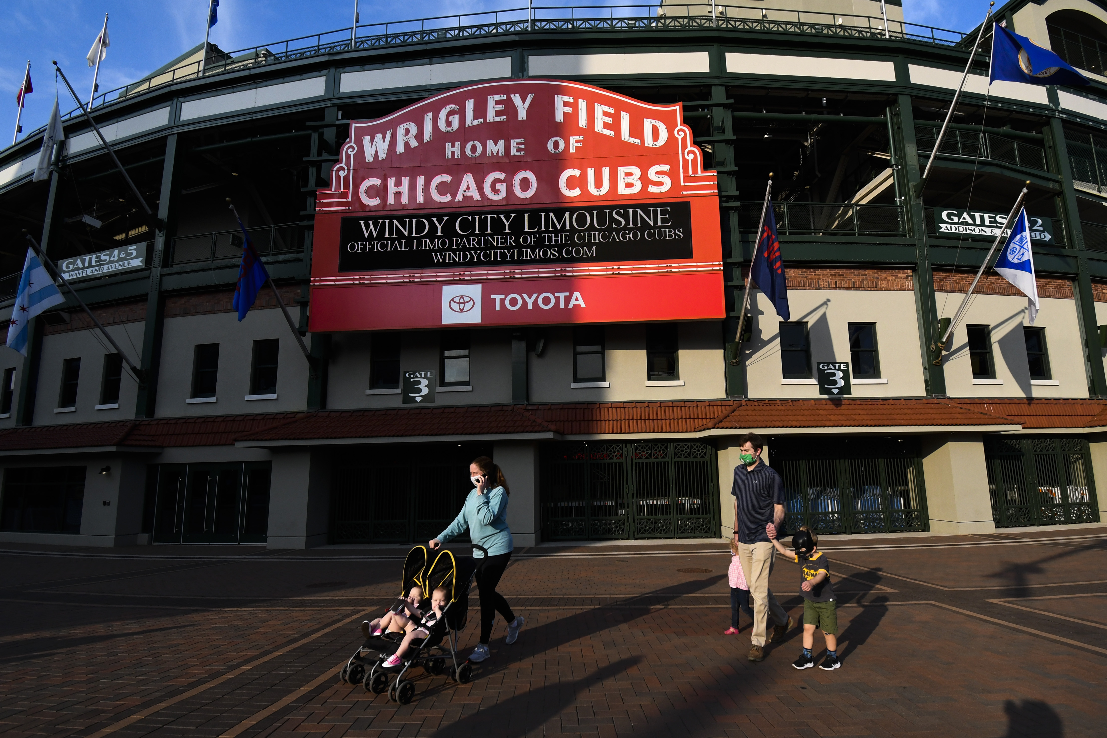 Team outing at Wrigley Field