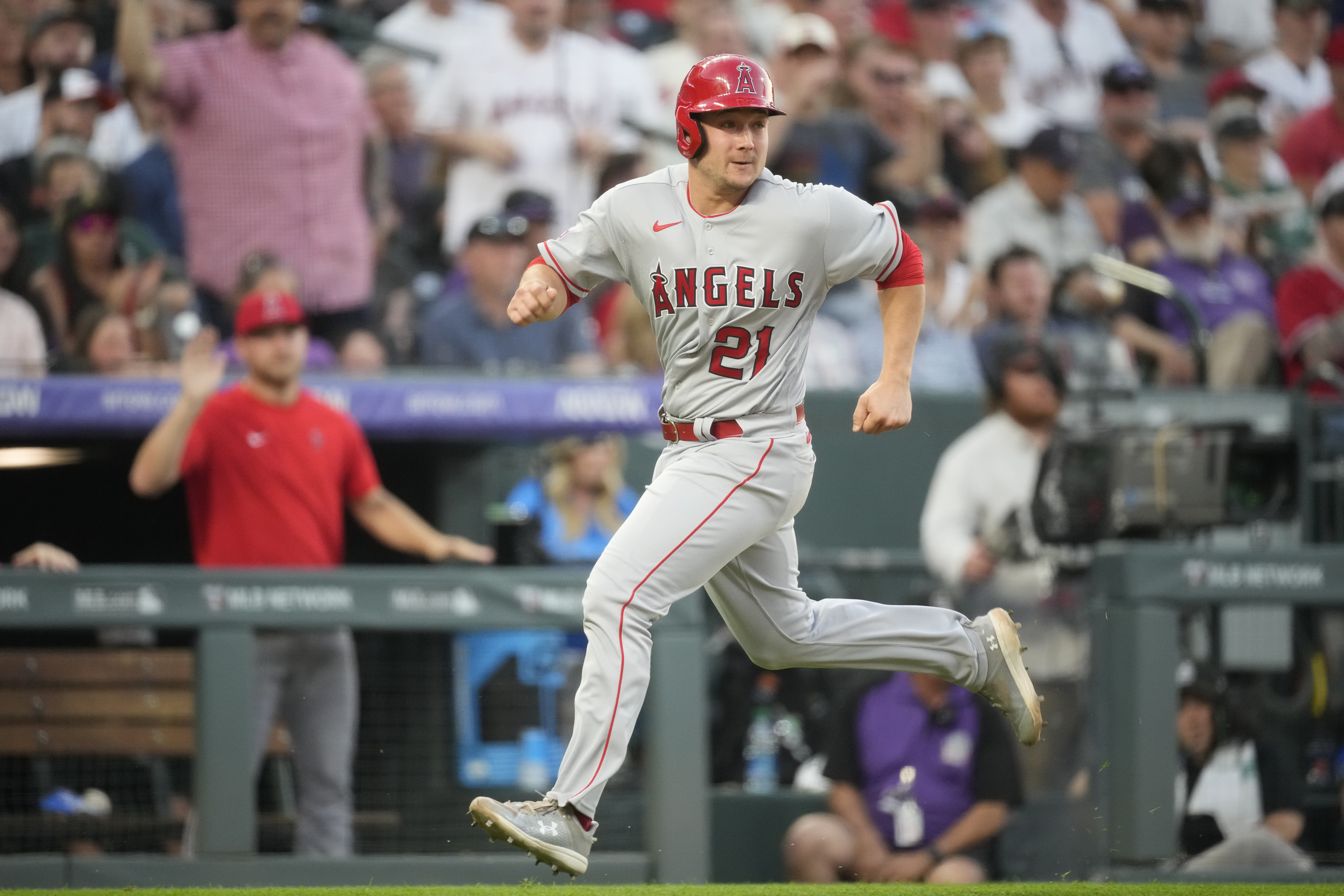 Angels break team records for runs and hits in win over Rockies