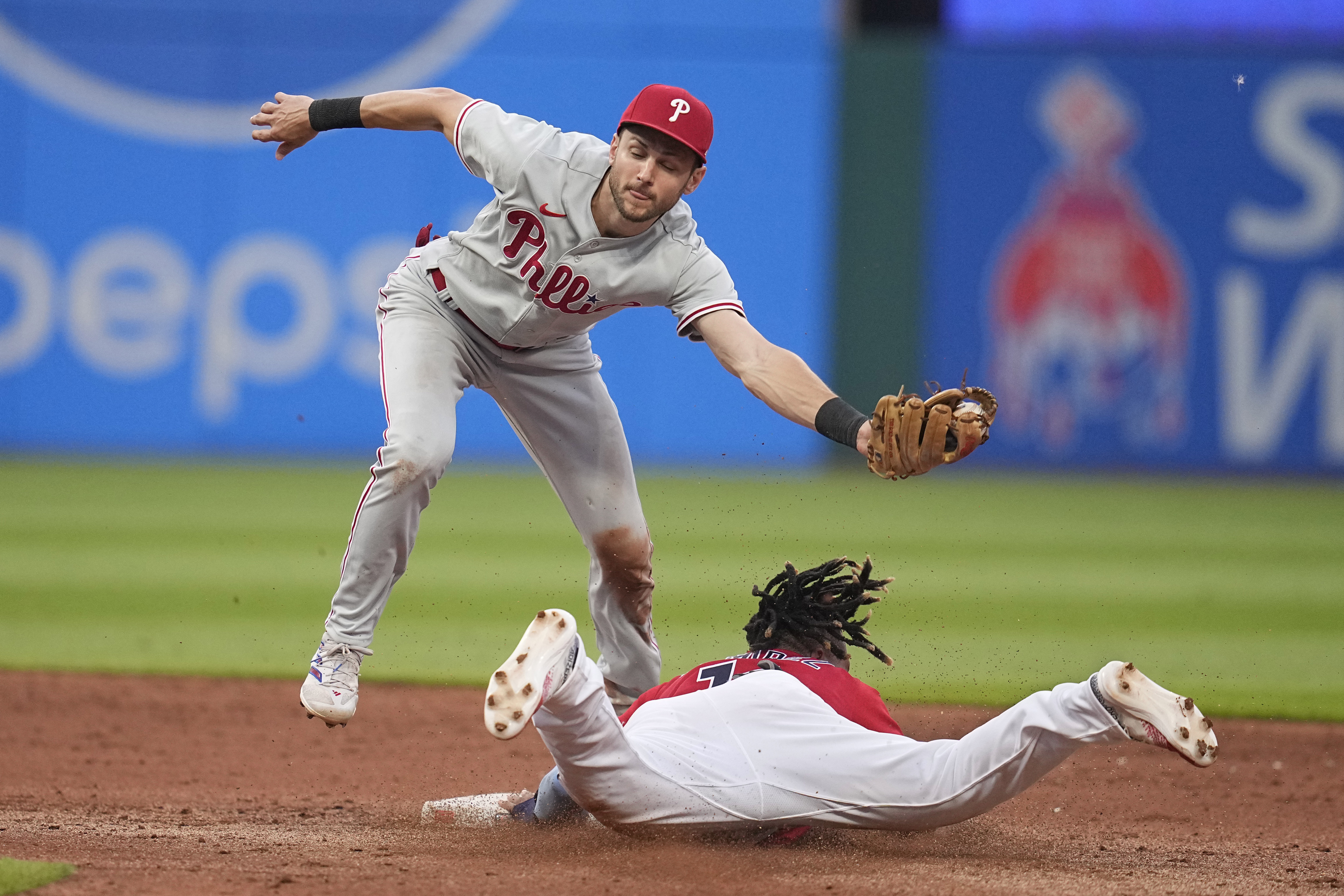 Bryce Harper makes impression at first, but Philadelphia Phillies fall to Cleveland  Guardians 6-5 - Washington Times
