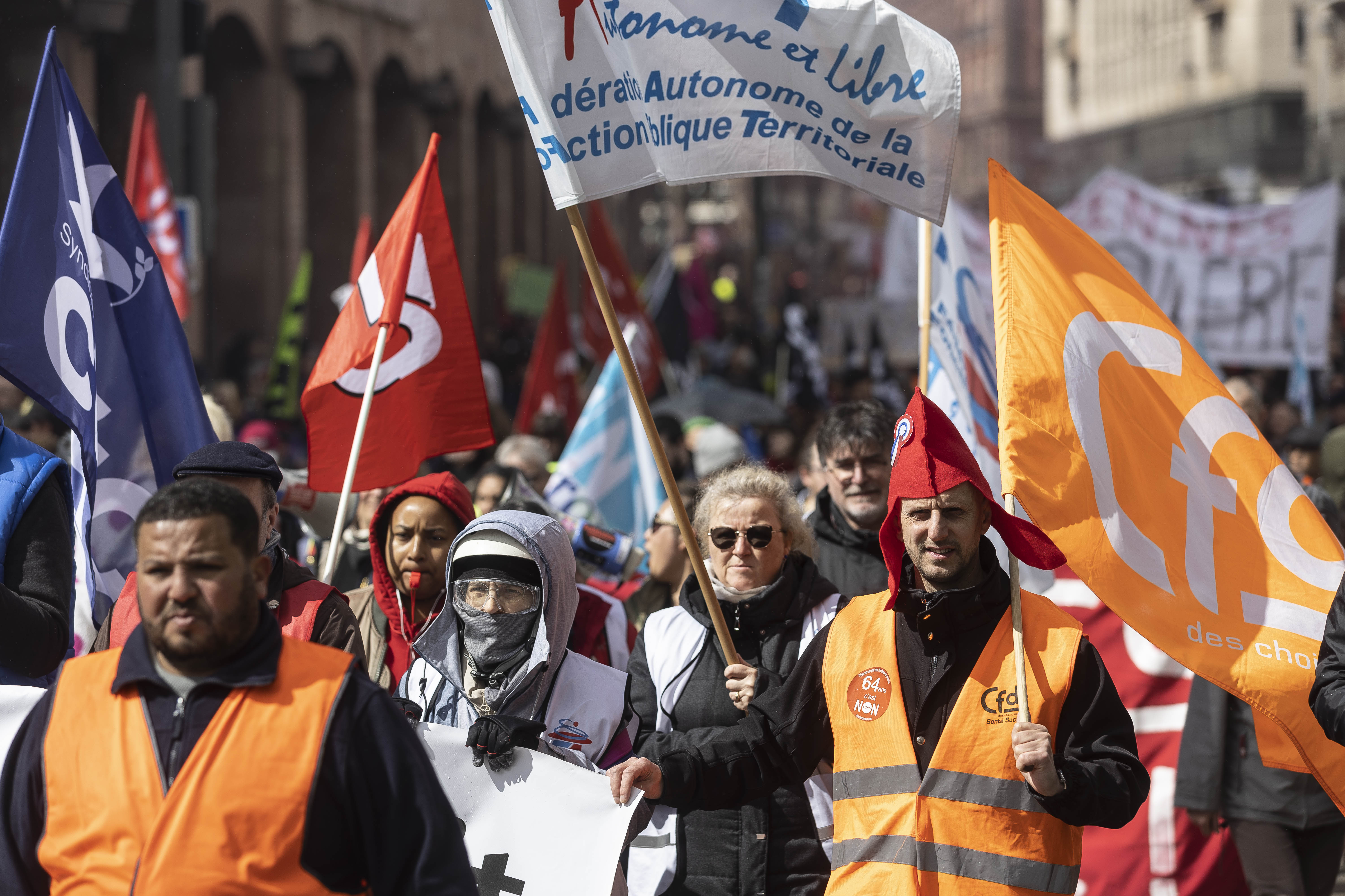 Pension Protestors Storm LVMH's Paris Headquarters