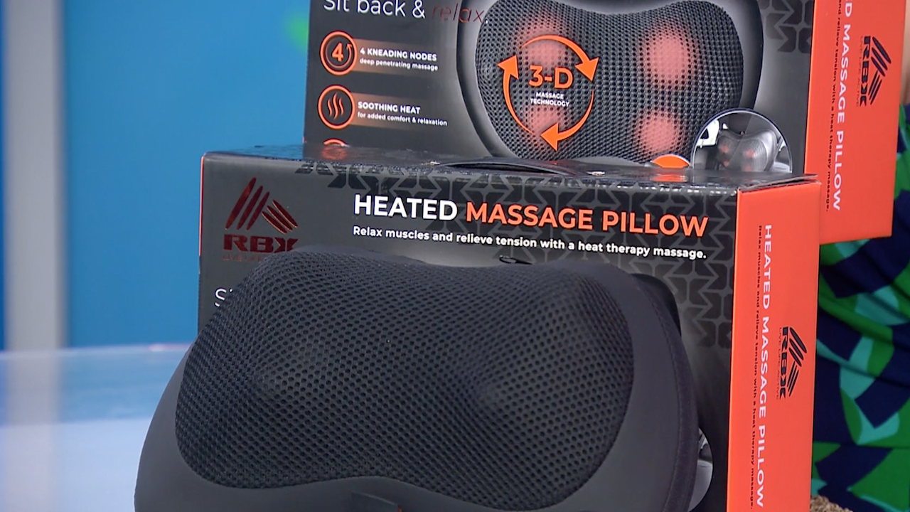 Today's Deal: RBX Wireless Neck Massage Pillow With Heat 