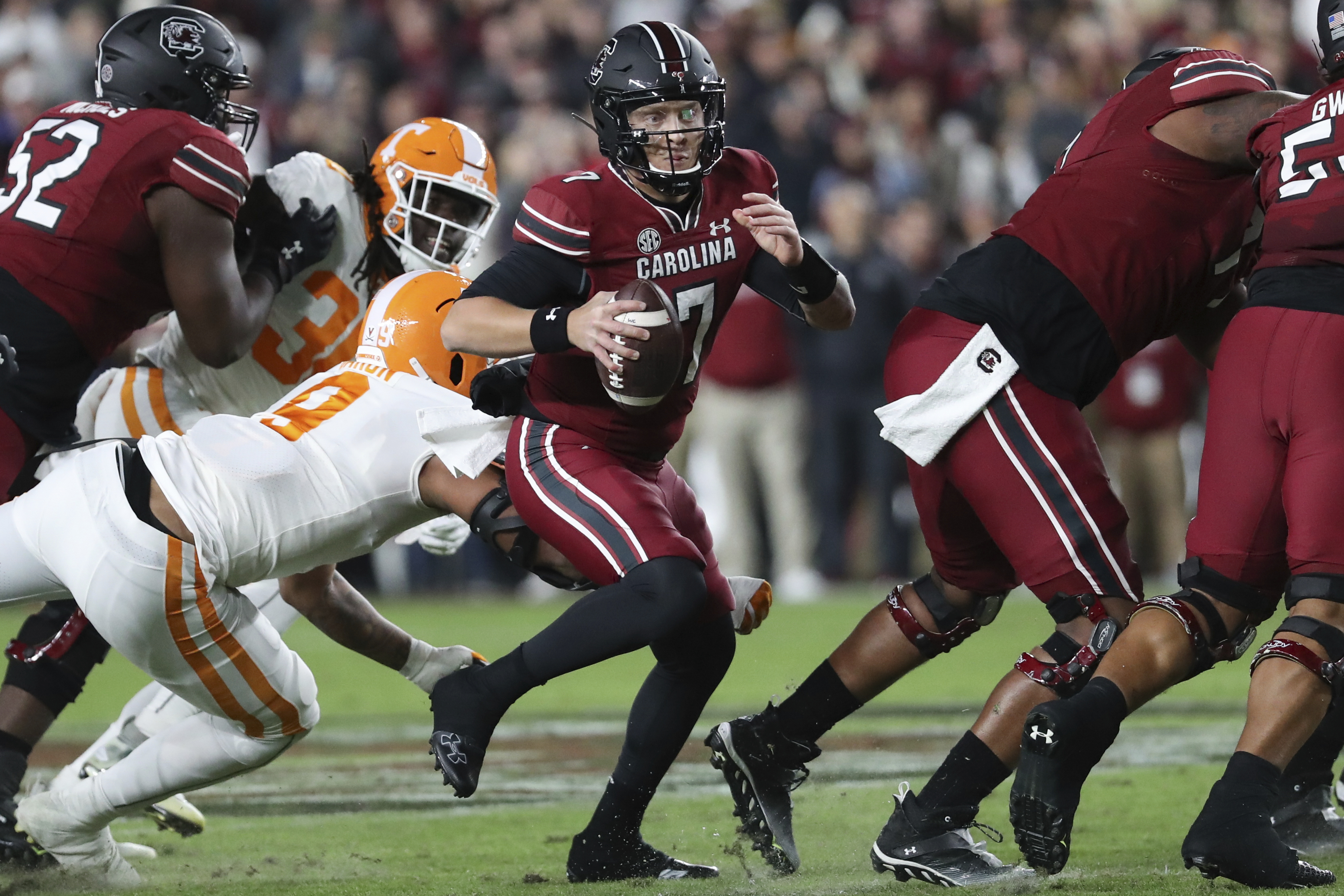 Fans are worried about Tennessee football vs South Carolina, Spencer  Rattler. I'm not.