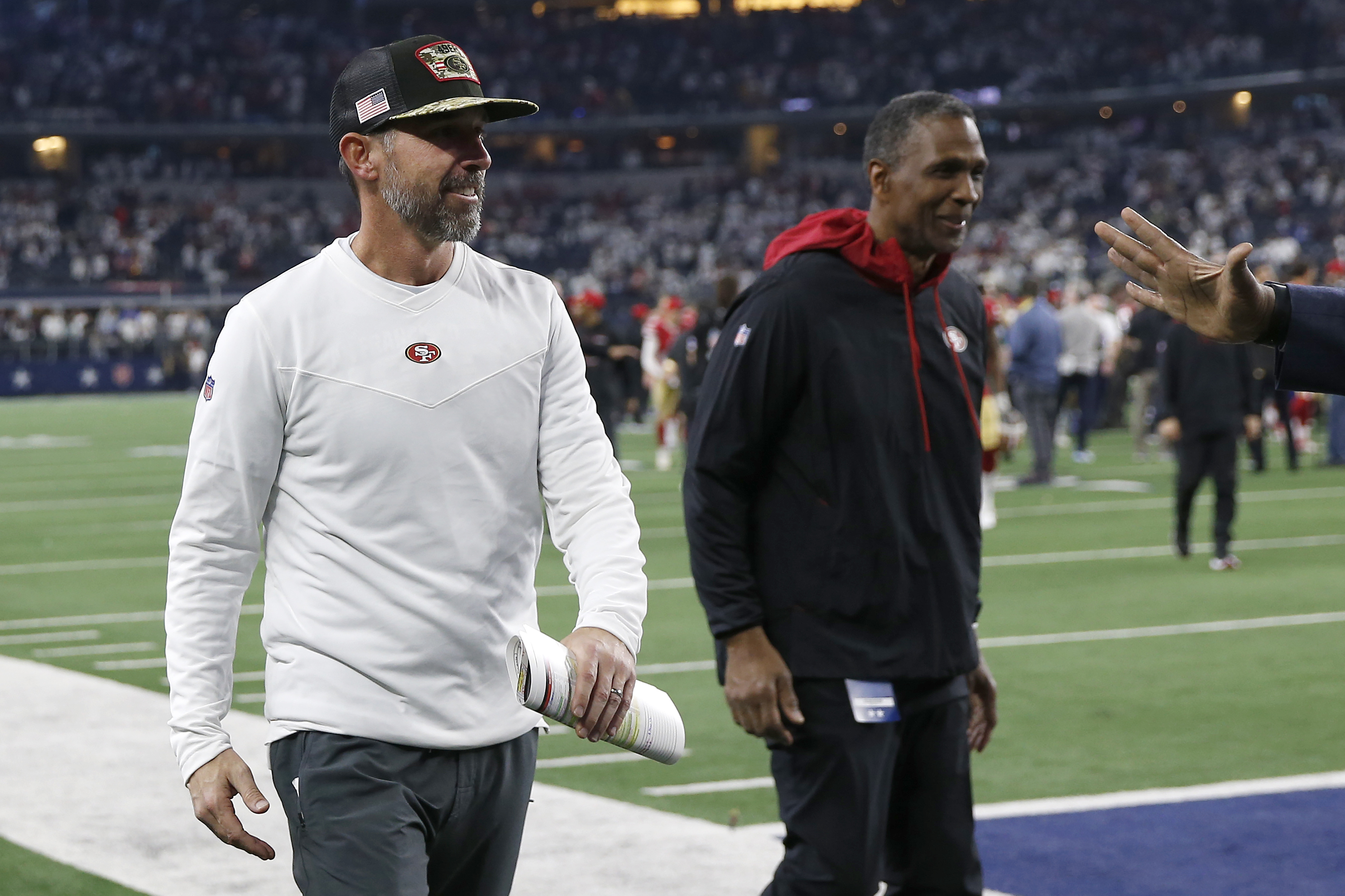 49ers hang on over Cowboys 23-17 in chaotic wild-card finish