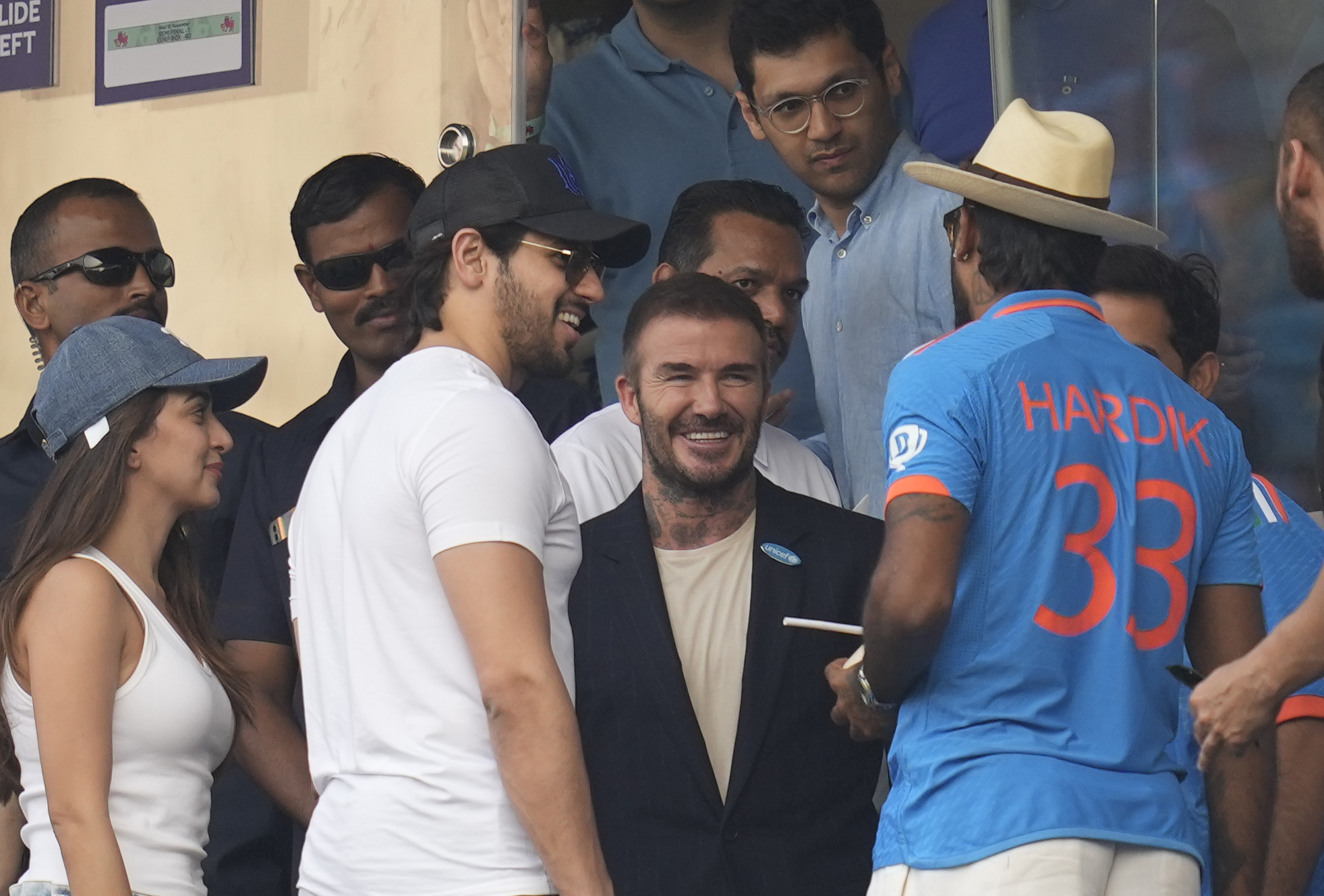 ODI World Cup 2023 IND vs NZ Semi Final: David Beckham and Sachin Tendulkar  attend India vs New Zealand semifinal