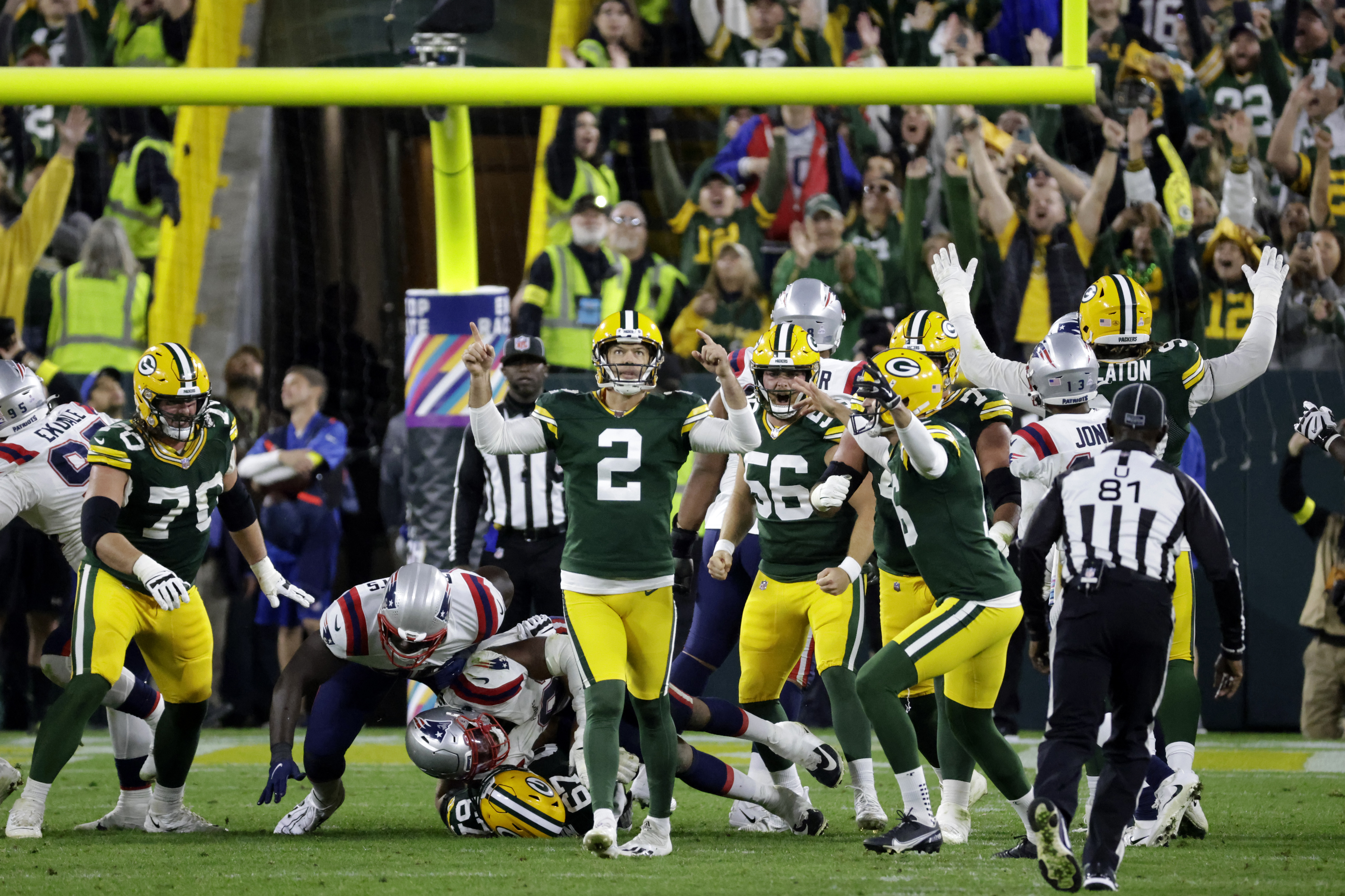 Allen Lazard scores Packers' first-ever touchdown in London